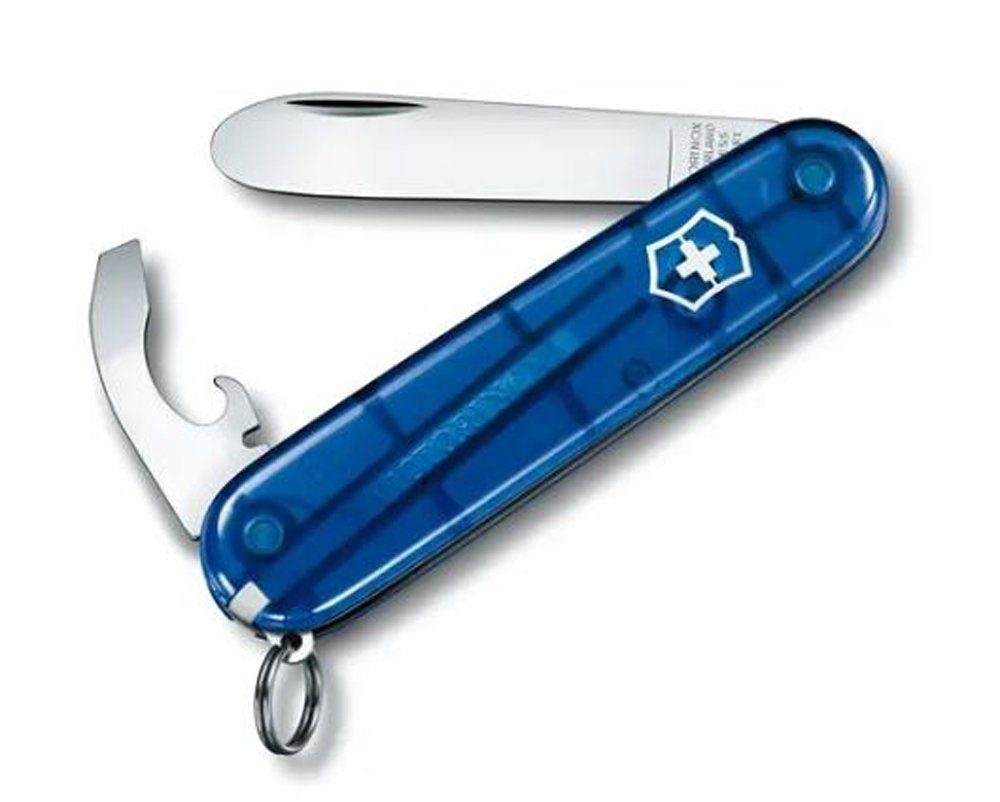 First Victorinox Kindertaschenmesser Victorinox", 8 "My Messer blau Funktionen transparent