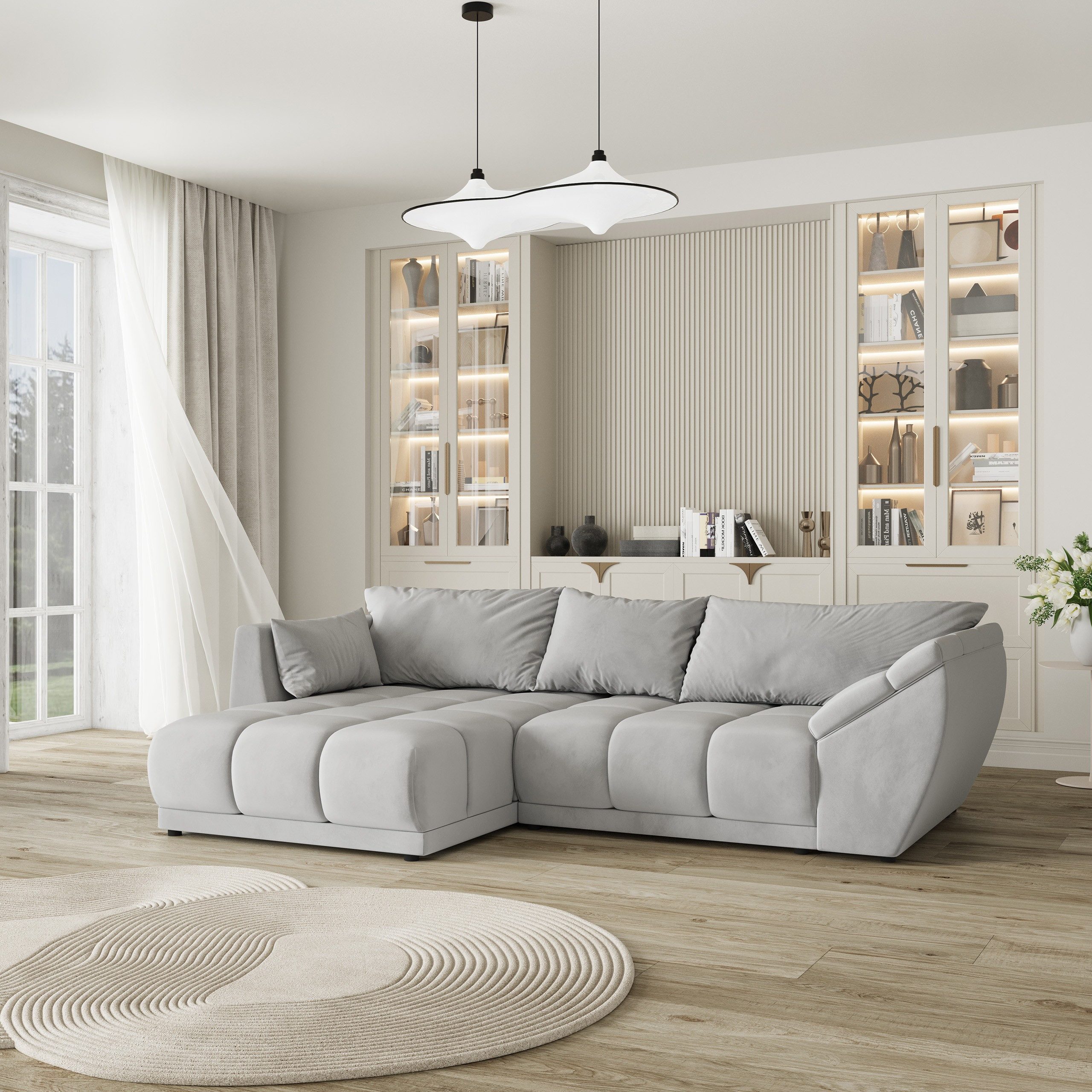 Masseno Ecksofa ORENTI mit Schlaffunktion L-Form, günstig online kaufen