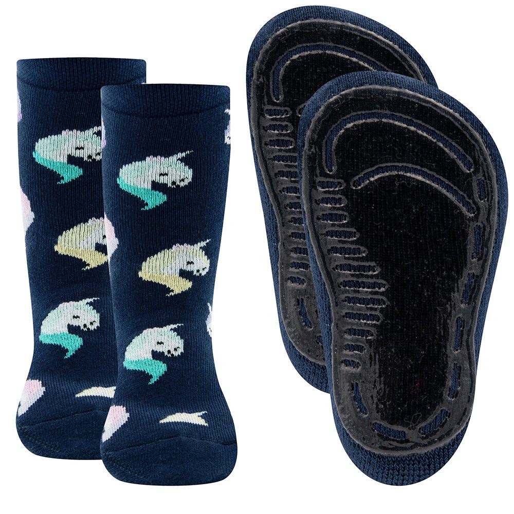 ABS-Socken Stoppersocken 2er Pack Einhörner