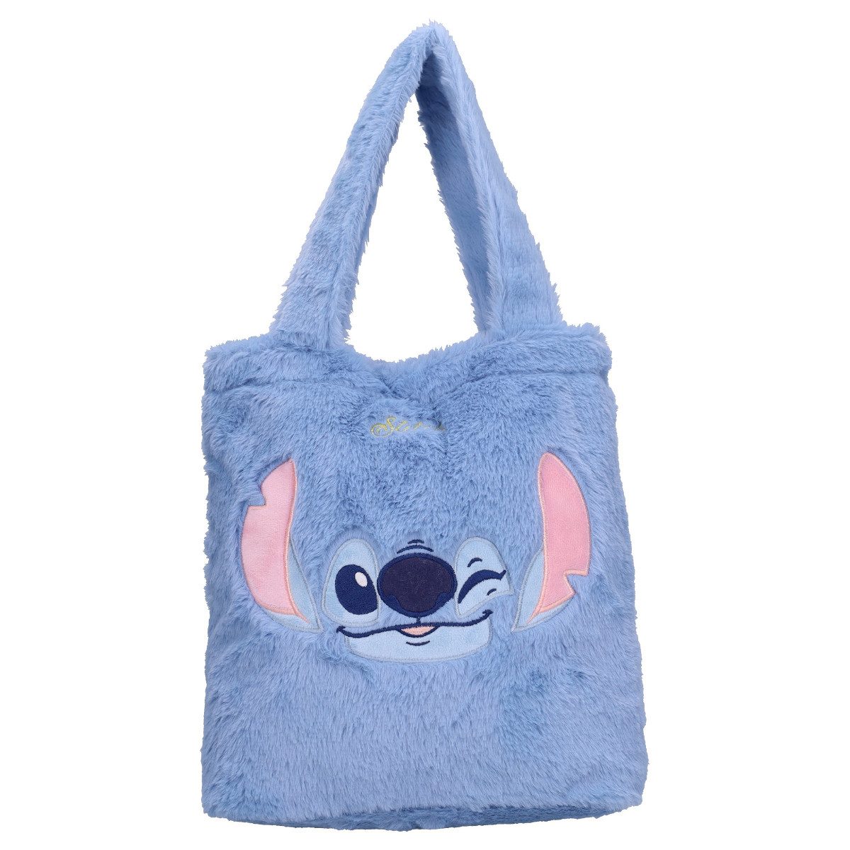 Disney Schultertasche Stitch Galaxy Fluff Kinder Shopper 9,2 L Freizeit Ausflüge