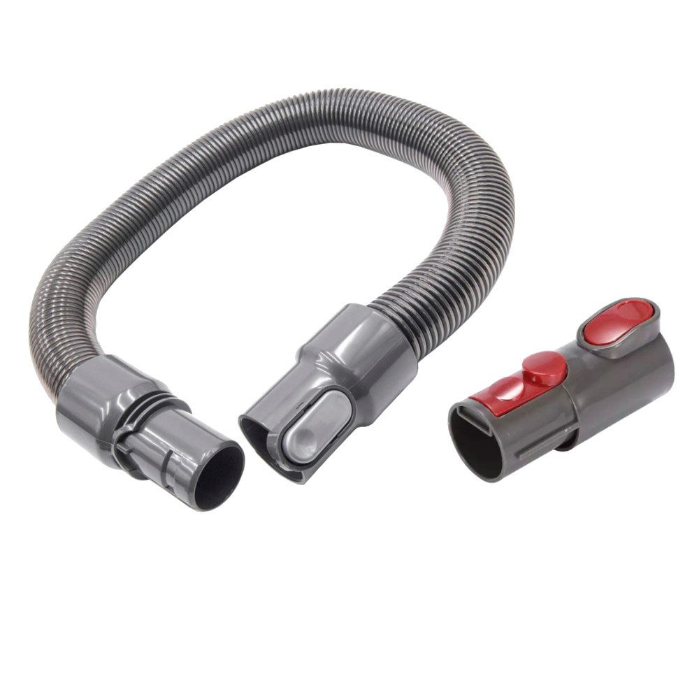 Trade-Shop Saugschlauch mit Steck-Adapter passend für Dyson DC37 DC37c DC38 DC40 DC41 DC52, Verlängerungs-Schlauch dehnbar bis ca. 150cm / Quick Release