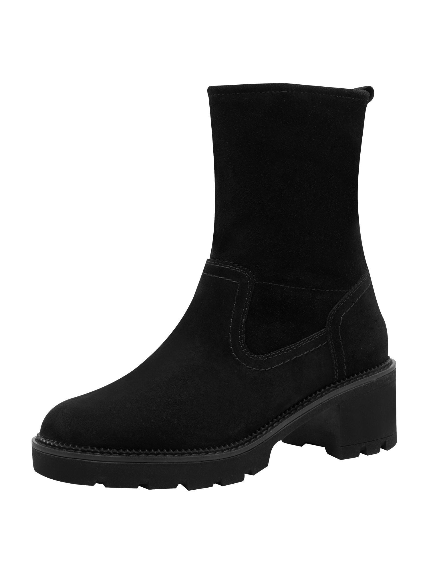 Tamaris WIDE FIT comfortFit, Removable Sock aus Leder Stiefelette comfortFit