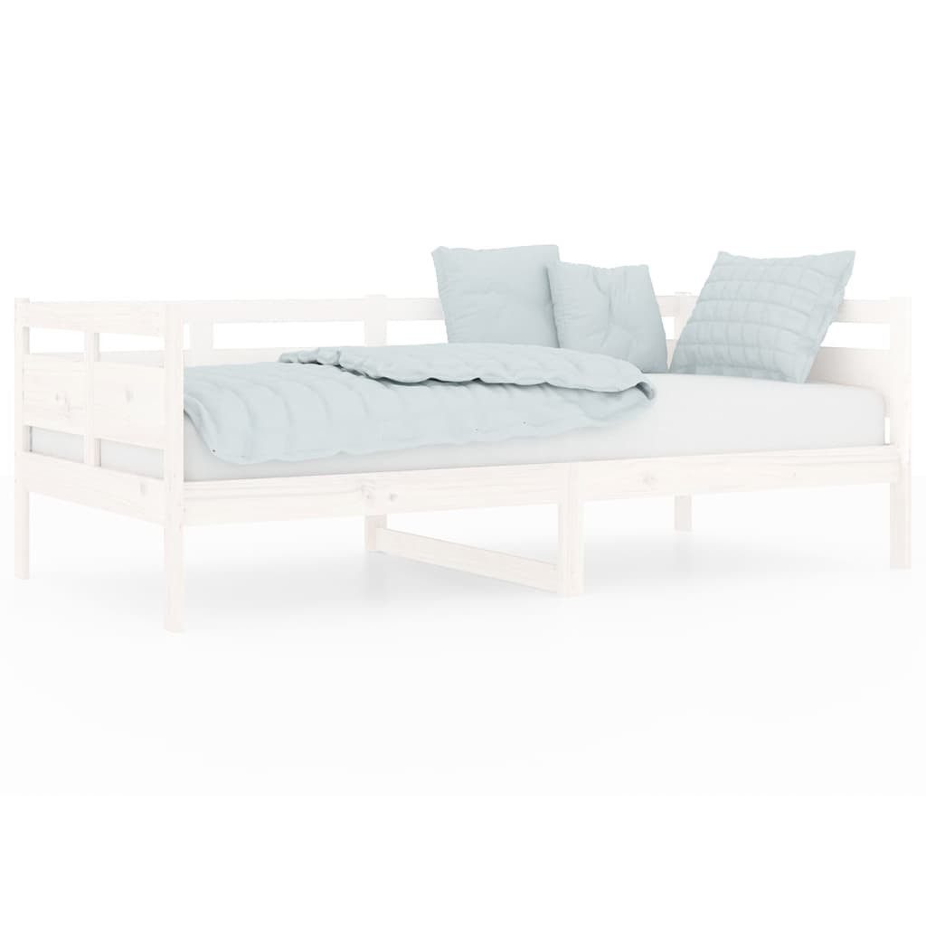 Vidaxl Tagesbett Weiß Massivholz Kiefer 90x190 Cm günstig online kaufen