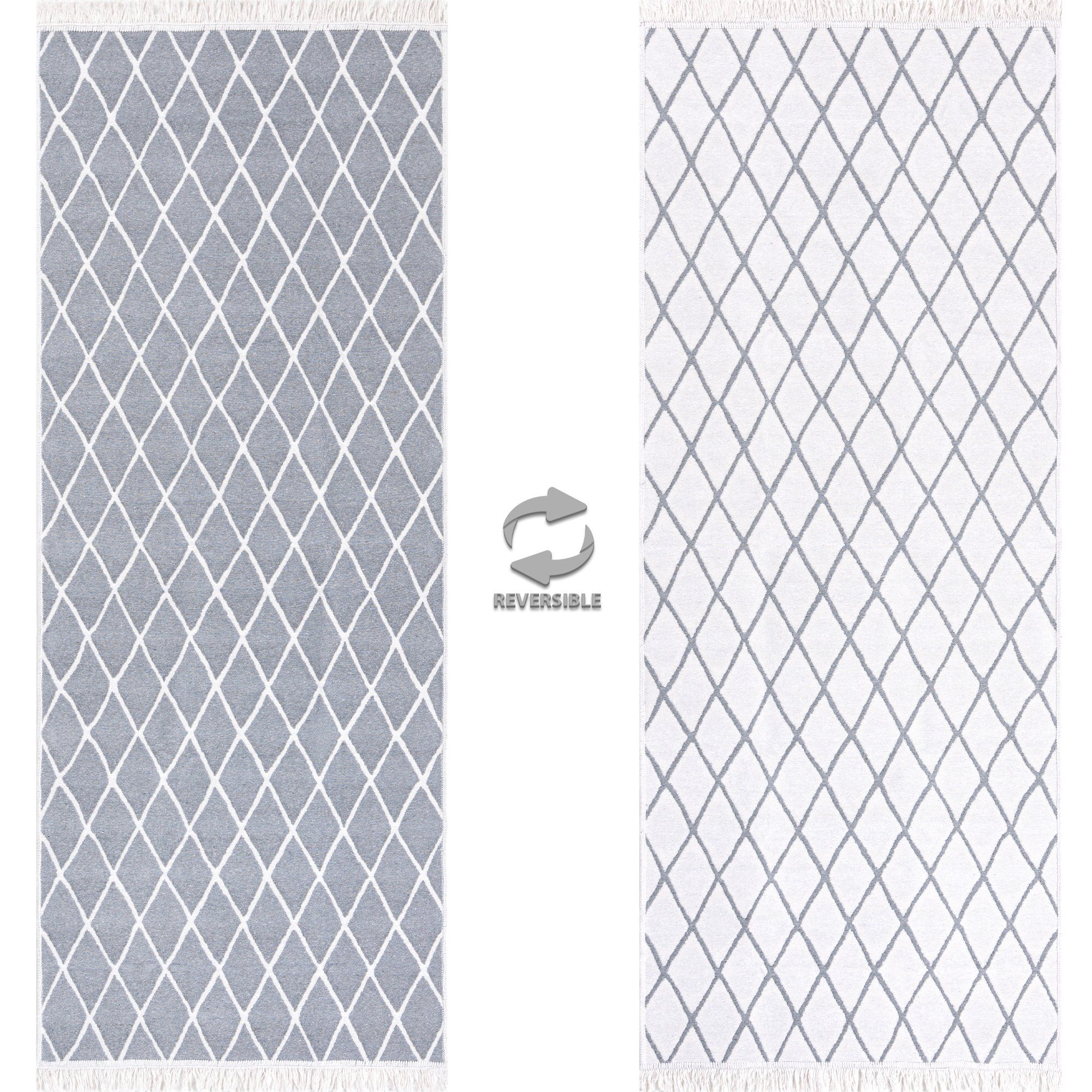 Jimri Teppich Kelim, Läufer, Wohnzimmer Teppich Flur Läufer günstig online kaufen