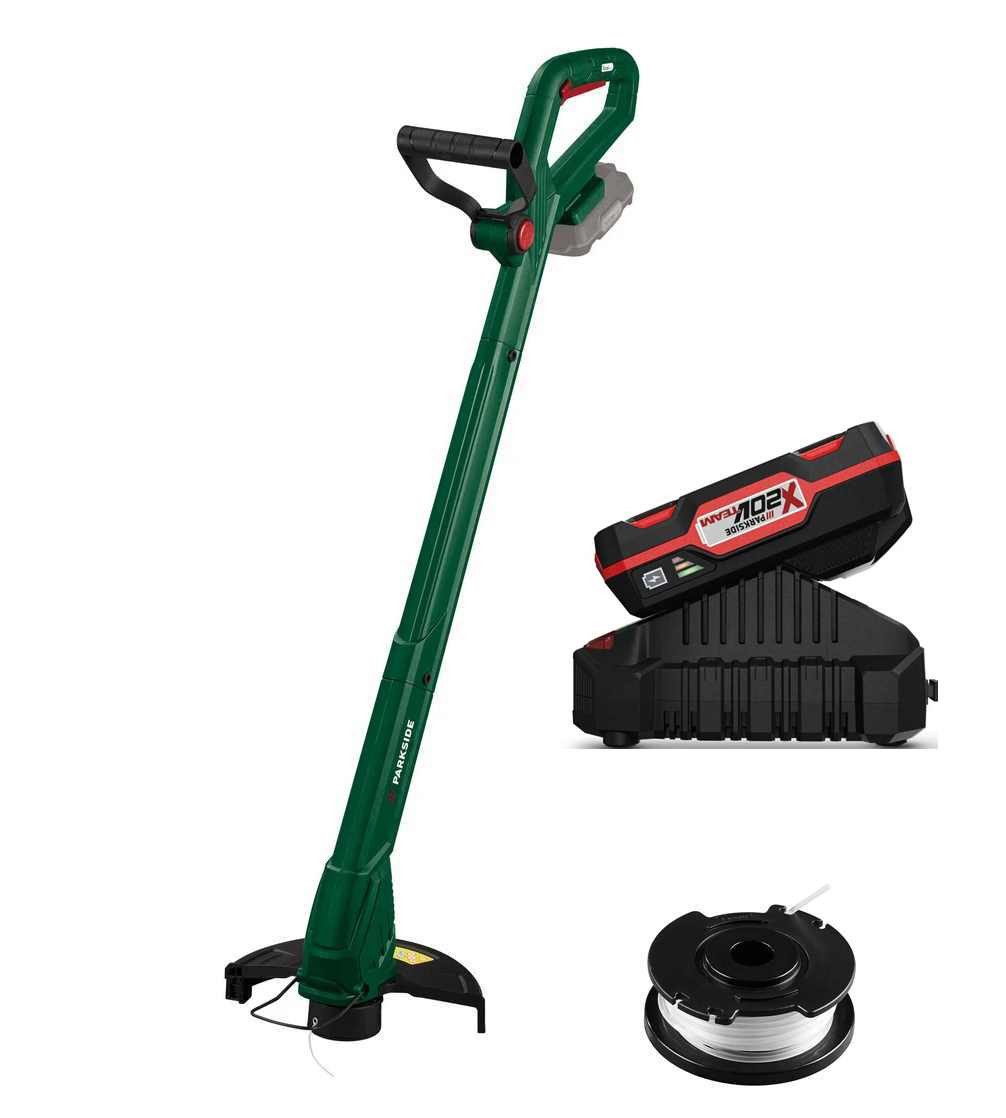 Parkside Akku-Rasentrimmer PARKSIDE 20V Akku-Rasentrimmer PART 20-Li mit Akku 2 Ah / Ladegerät