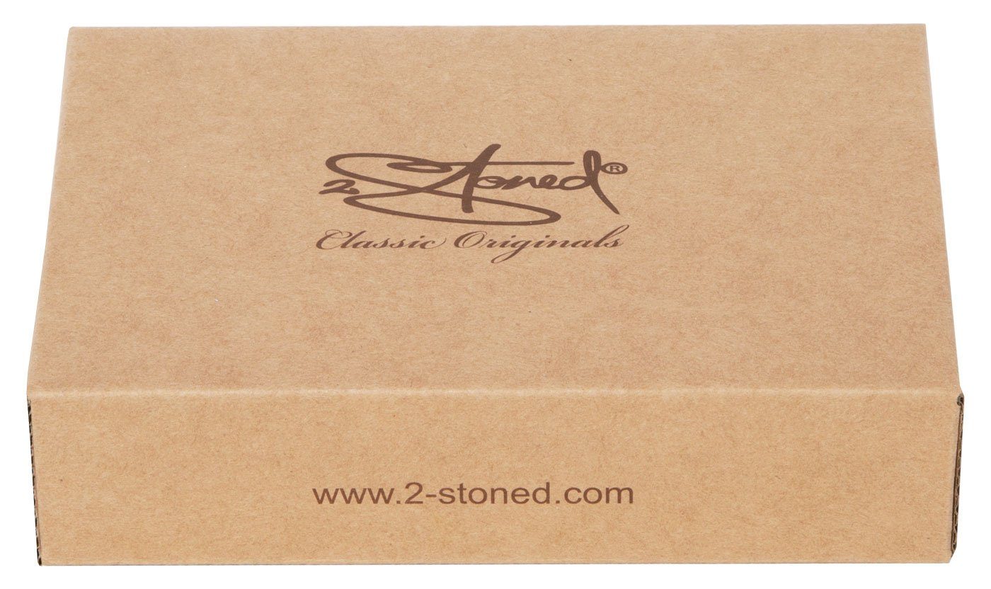 2Stoned Geldbörse Wallet Classic mit Kette und Klettverschluß für Erwachsene u. Kinder, verchromte Kette mit Karabiner – Bild 4 von 4