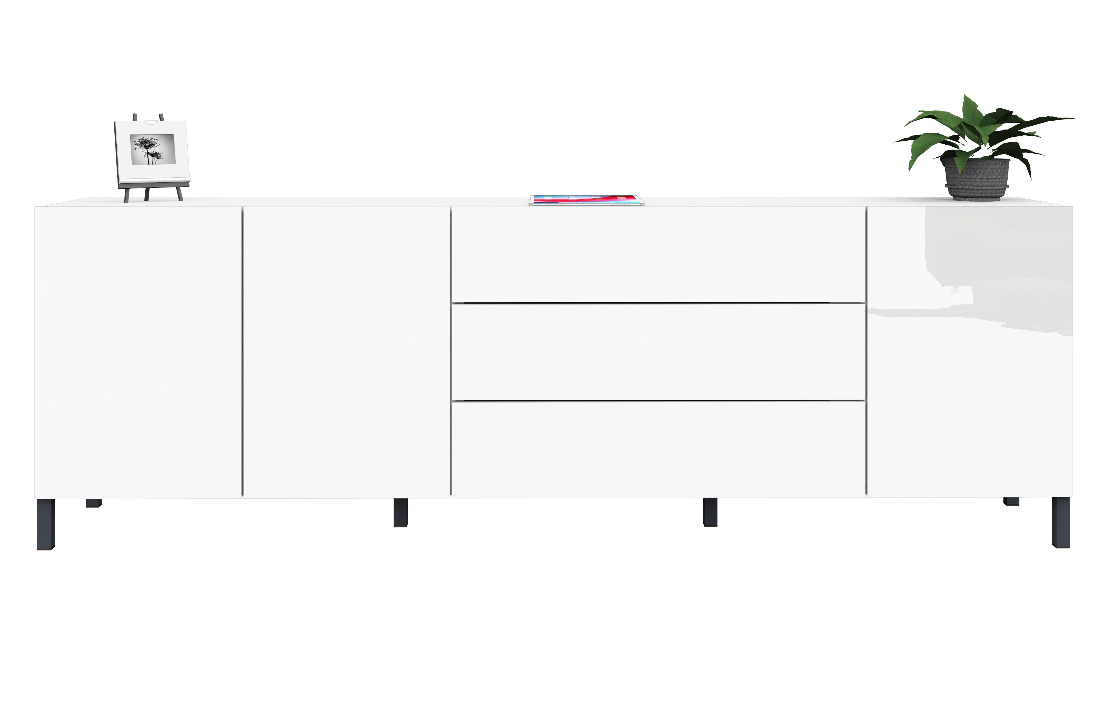 borchardt Möbel Sideboard Pori, Breite 190 günstig online kaufen