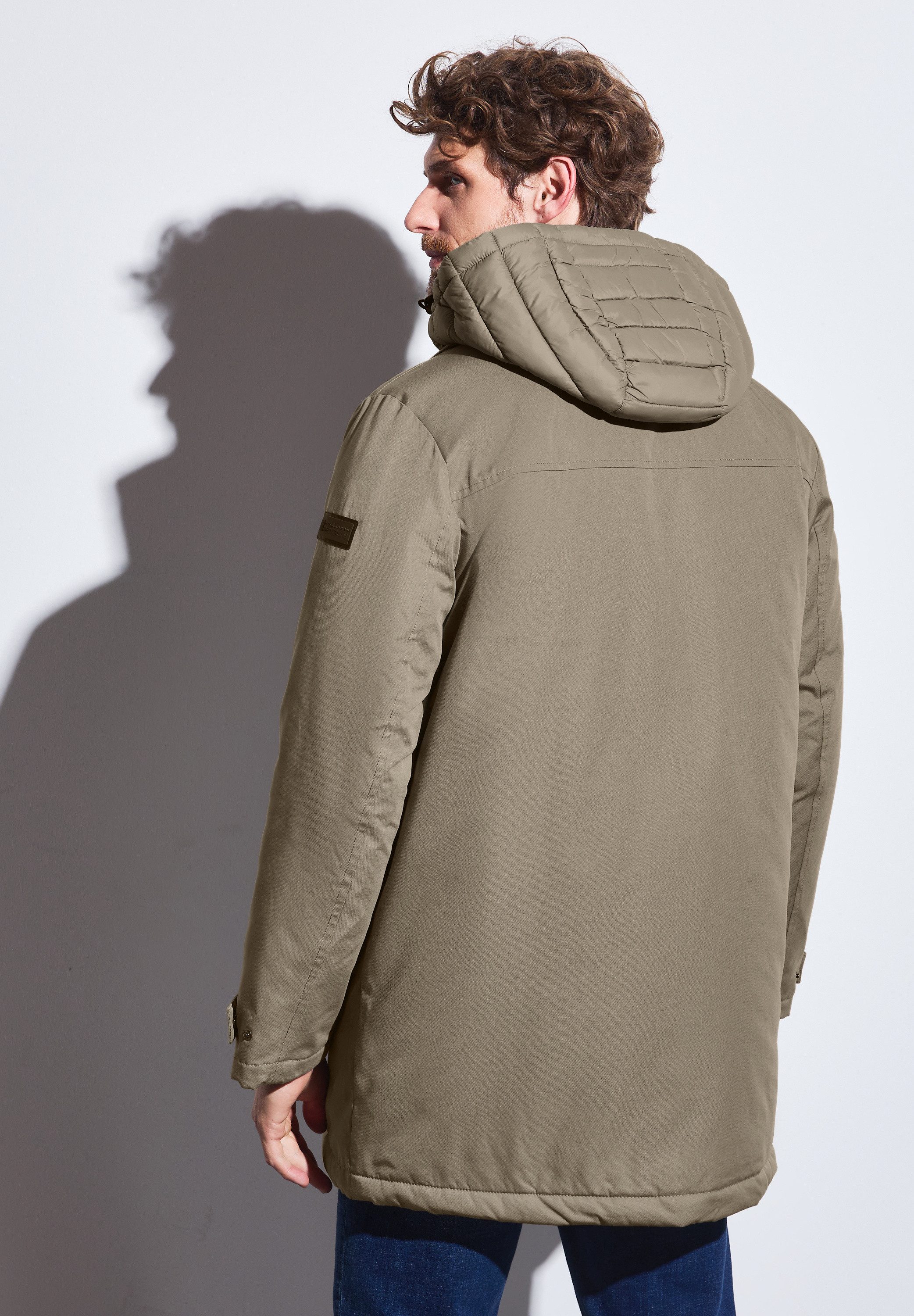STREET ONE MEN Winterjacke mit Kapuze günstig online kaufen