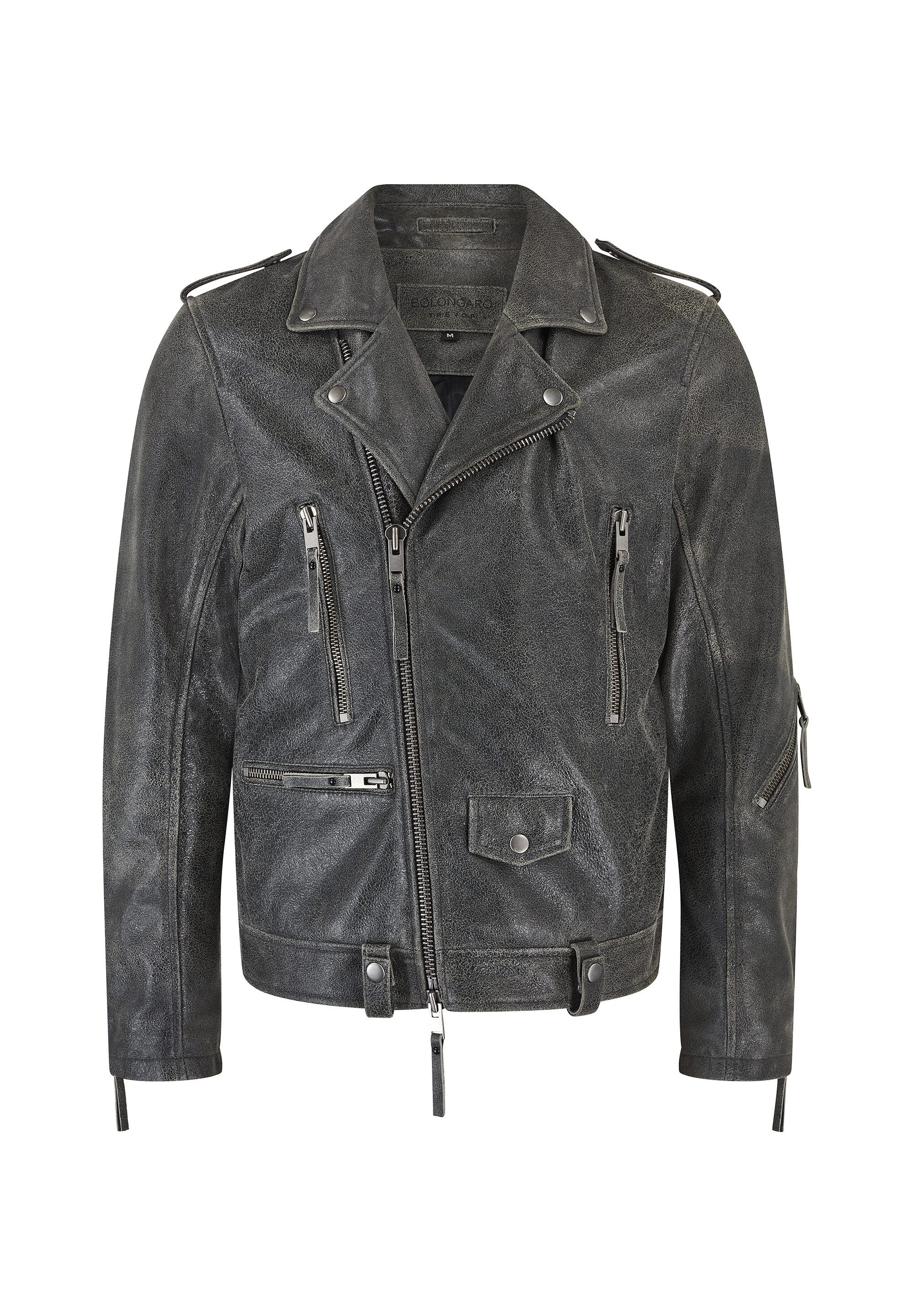 Bolongaro Trevor Bikerjacke STATEMENT BIKER Zwei-Wege-Reißverschluss, günstig online kaufen