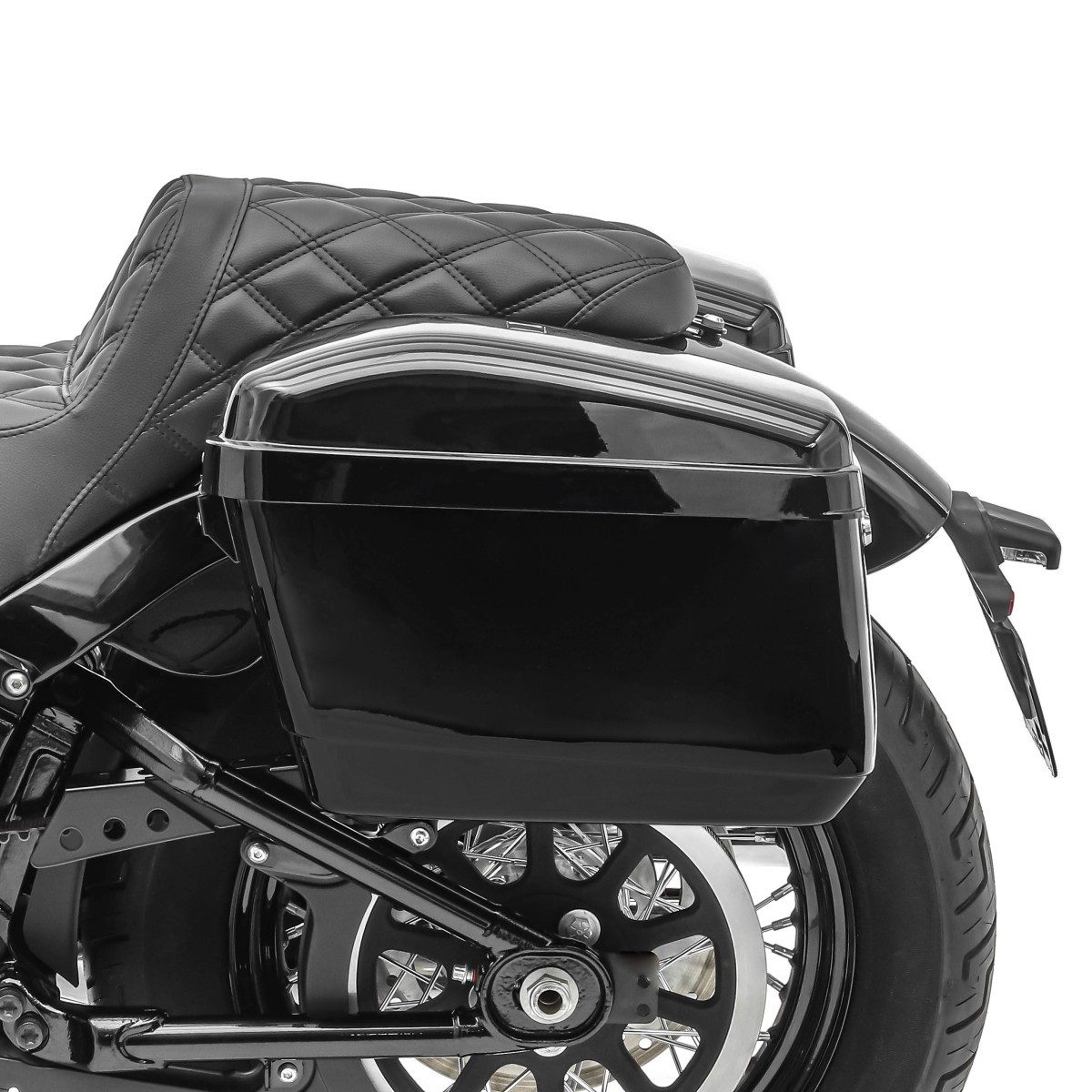 Craftride Koffer Chopper Seitenkoffer # Nevada je 20l + Haltesatz