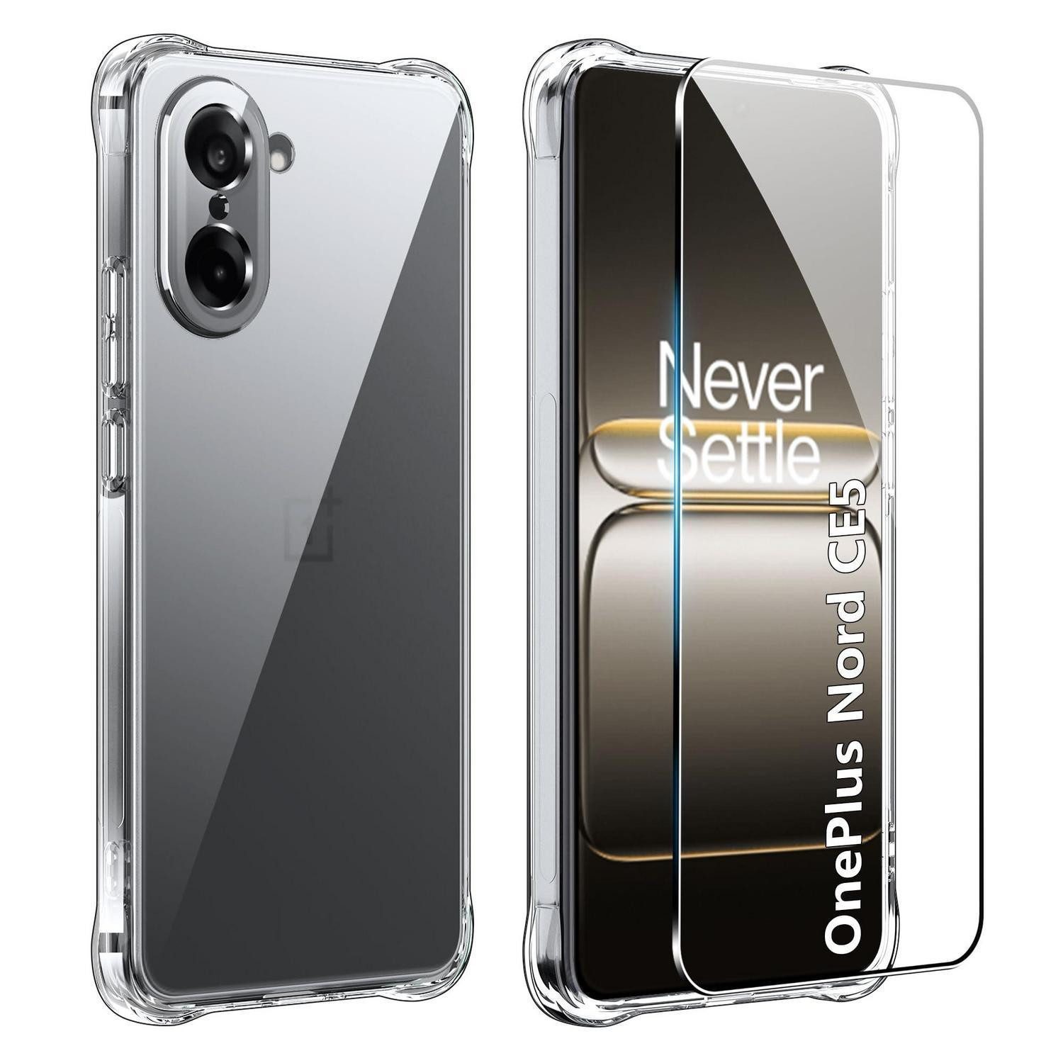 LuxusKollektion Handyhülle Hülle OnePlus Nord CE5 transparent Silikon TPU Schutzfolie
