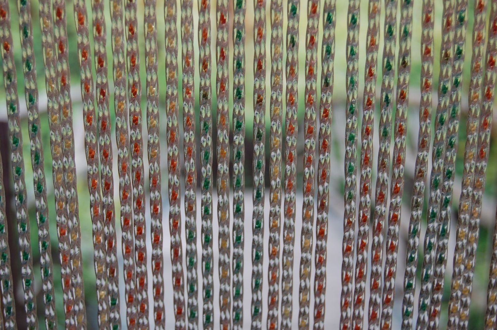 La Tenda Insektenschutz-Vorhang Türvorhang LAZIO 2 XL Streifenvorhang bunt, 120 x 230 cm, PVC - Länge und Breite individuell kürzbar