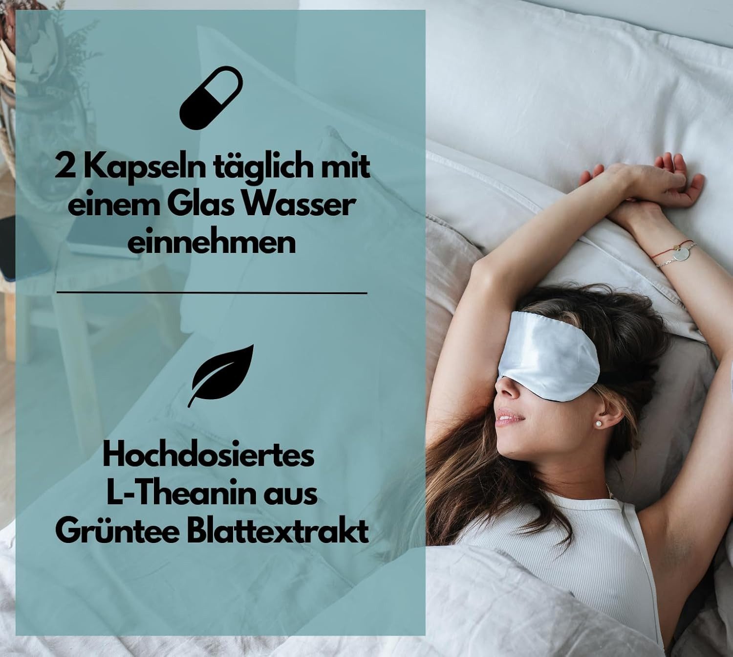 L-Theanin Komplex Kapseln mit Magnesium, Ashwagandha & Vitamin B6 Kapseln, 117 g