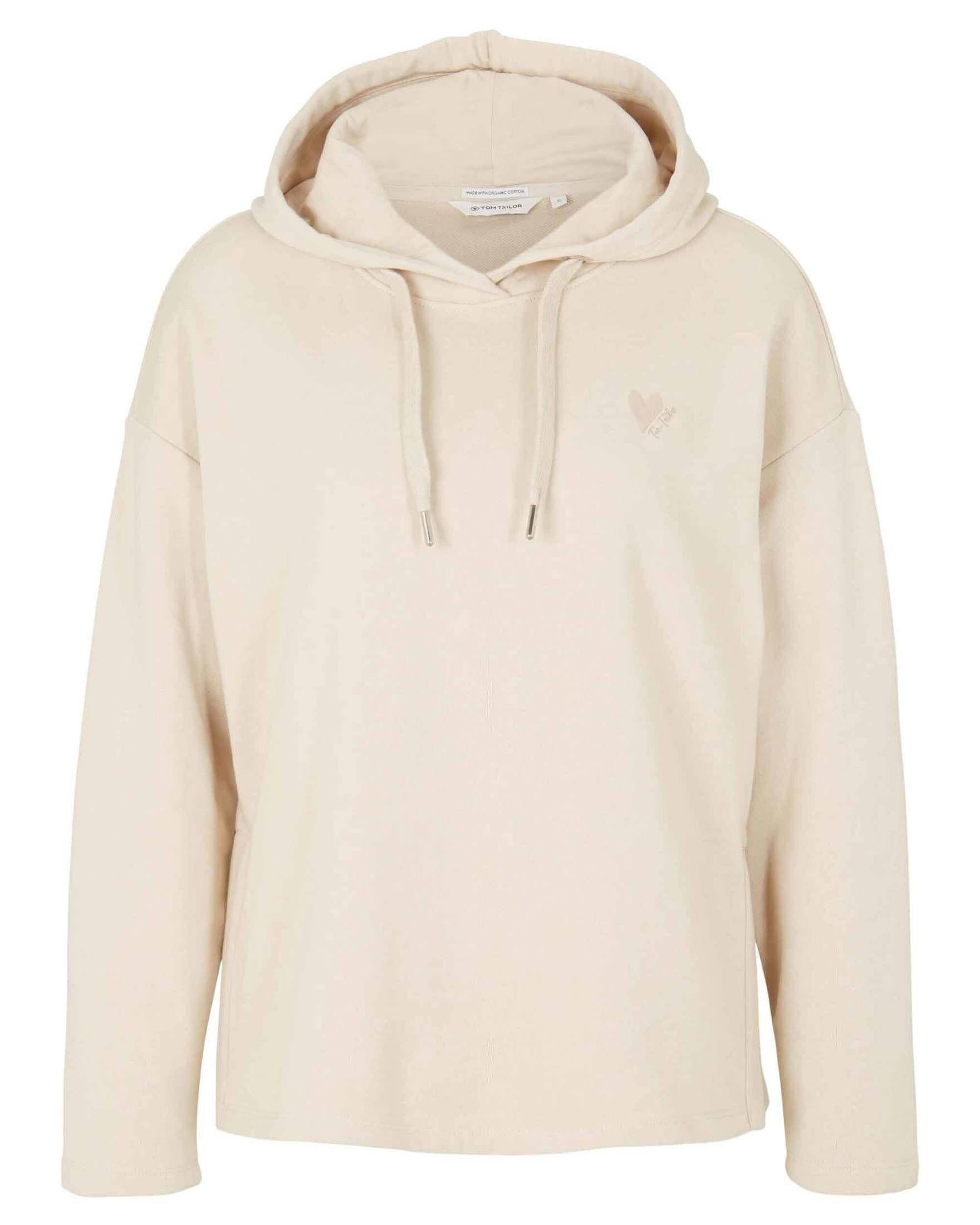 TOM TAILOR Hoodie Damen Hoodie (1-tlg) beige (27) | 