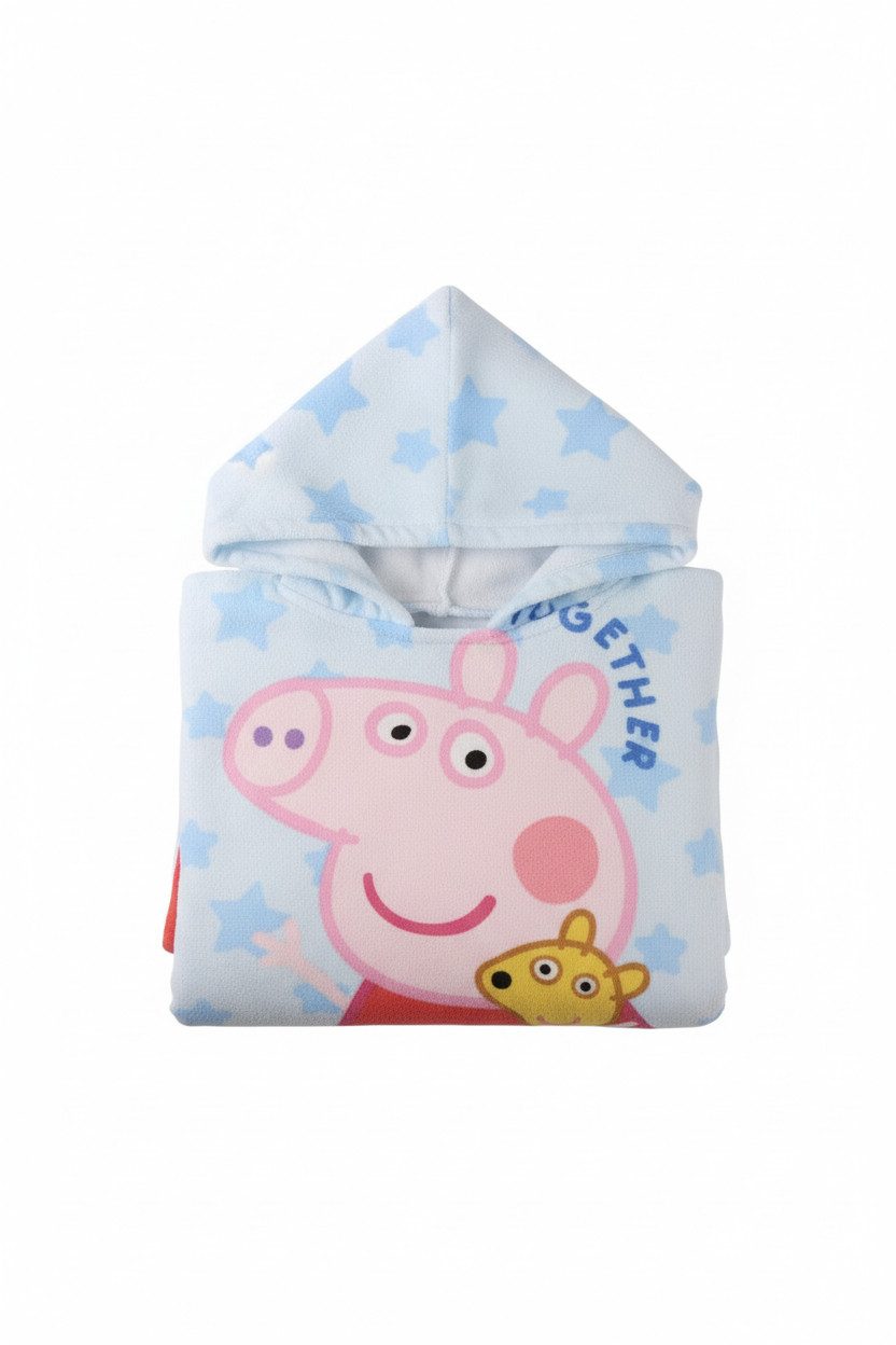 Disney Badeponcho Peppa Pig Polyester-Poncho, 100% Polyester