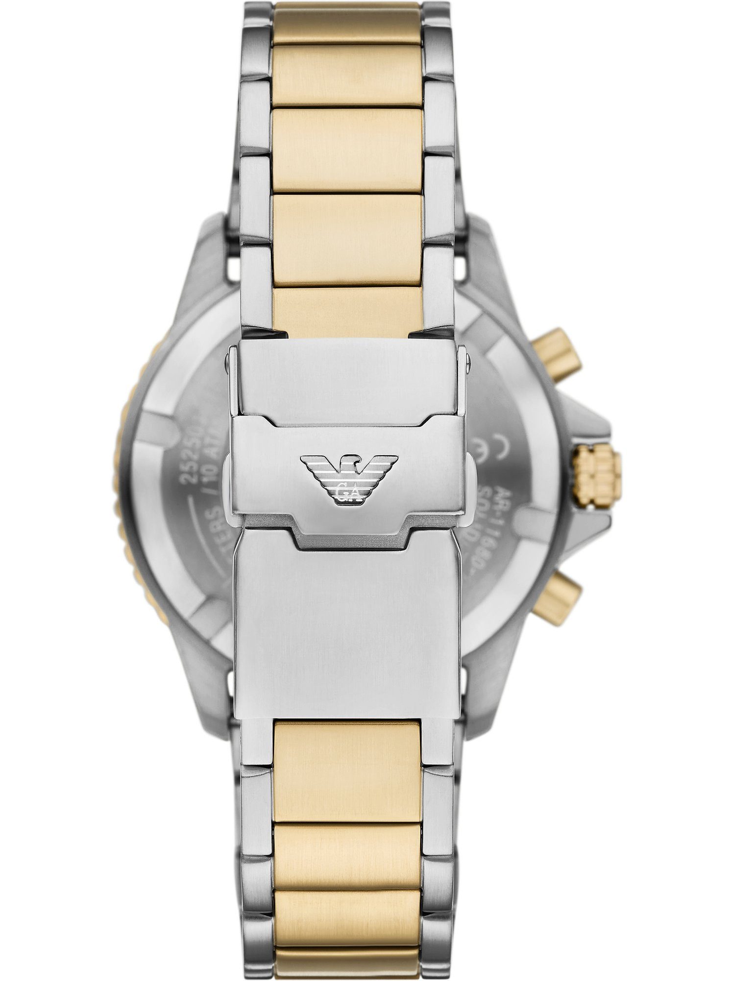 Emporio Armani Chronograph Emporio Armani Herren-Uhren Analog Solar – Bild 4 von 5
