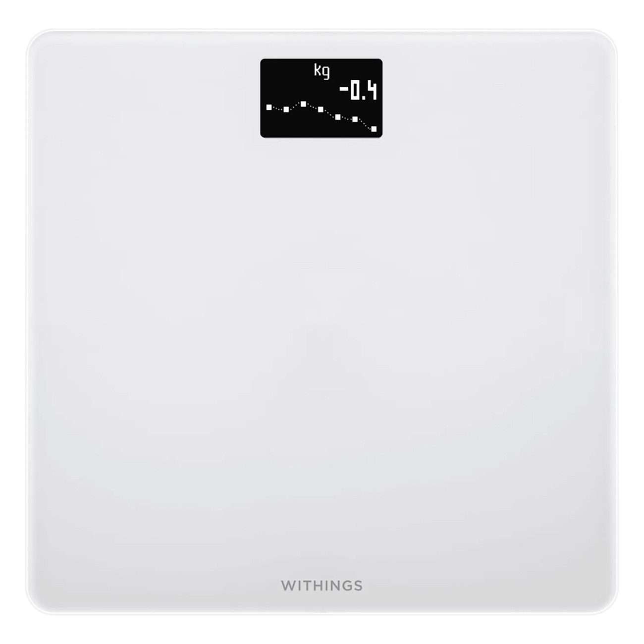 Withings Personenwaage Body WBS06, Ultraschlankes Design, Maximallast 180 kg, hochpräziges Wiegen