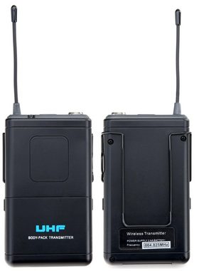 McGrey Mikrofon McGrey UHF-2V4H Quad Funkmikrofon Set, 2x Handmikrofon, 4 Headsets und Taschensender