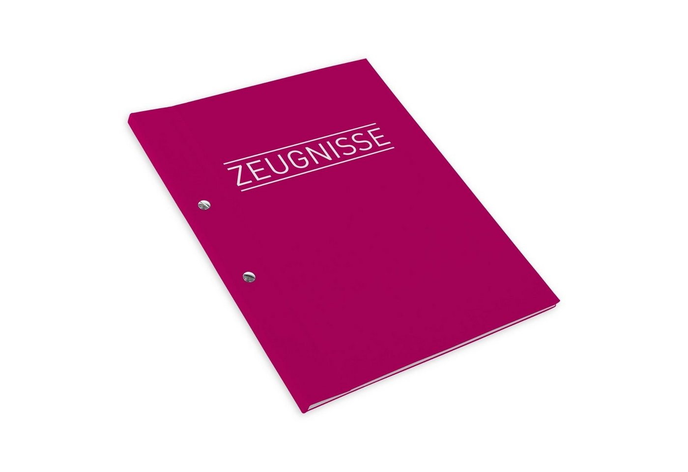 Thumbnail - itenga Organisationsmappe itenga Zeugnismappe A4 mit Schraubverschluss magenta pink