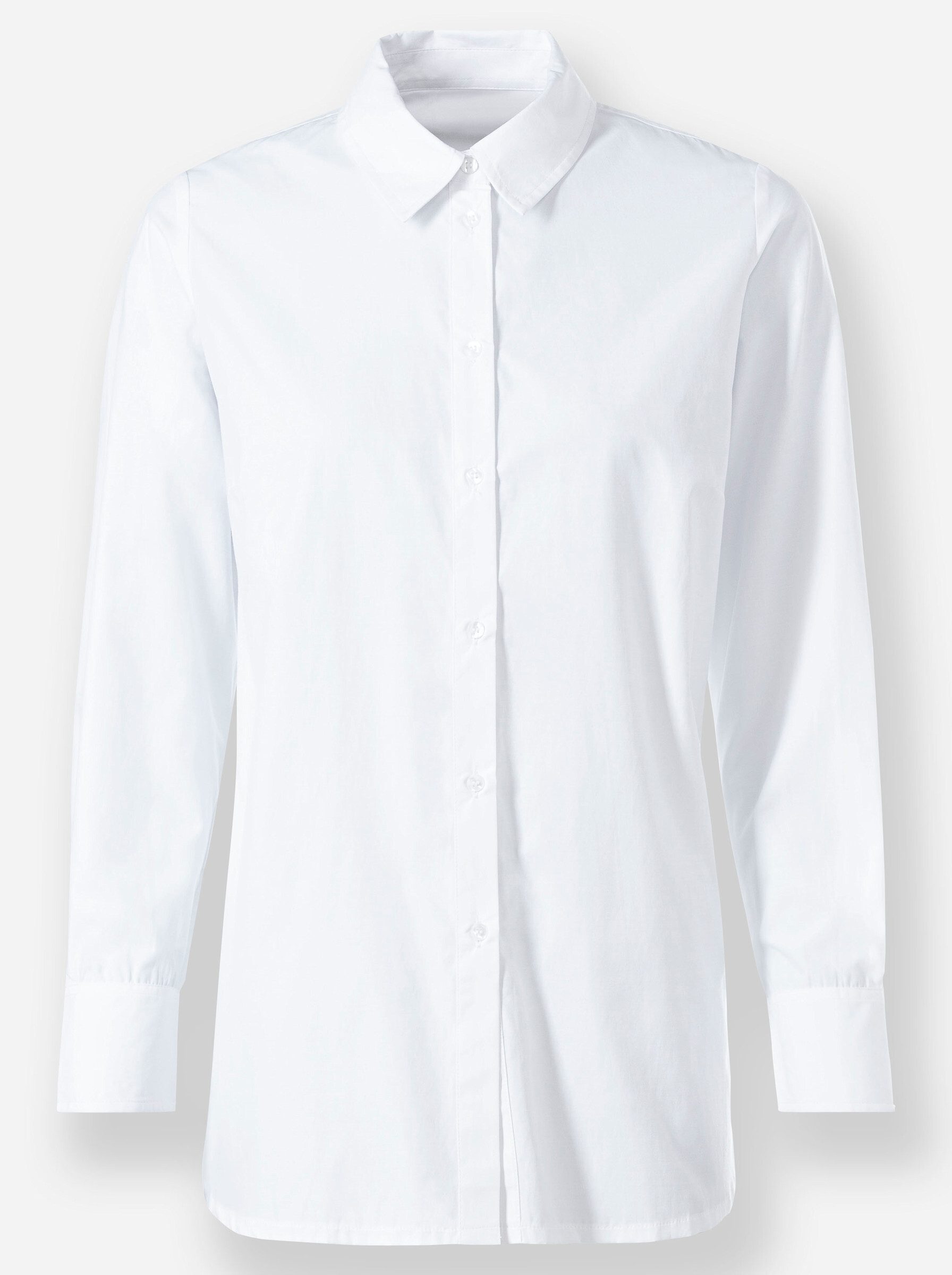 Klassische Bluse Hemdbluse Langarm