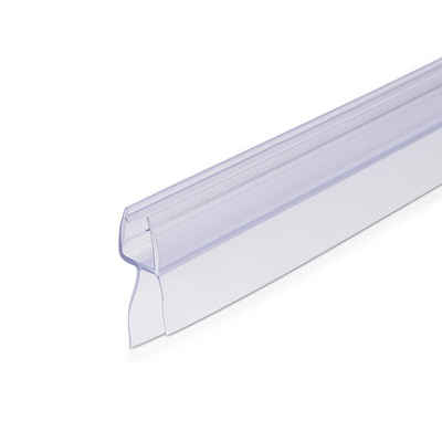 Navaris Türbodendichtung Schwallschutz Dichtung 45° - 6mm Glasduschtür - Ersatz 100cm, L: 100,00 cm, (1-St)