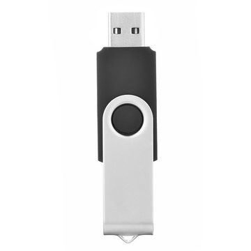 TradeNation USB Stick 32GB 64GB 128GB Speicherstick Memorystick Speicher Schwarz USB-Stick (USB 2.0, Lesegeschwindigkeit 100,00 MB/s, Plug & Play)