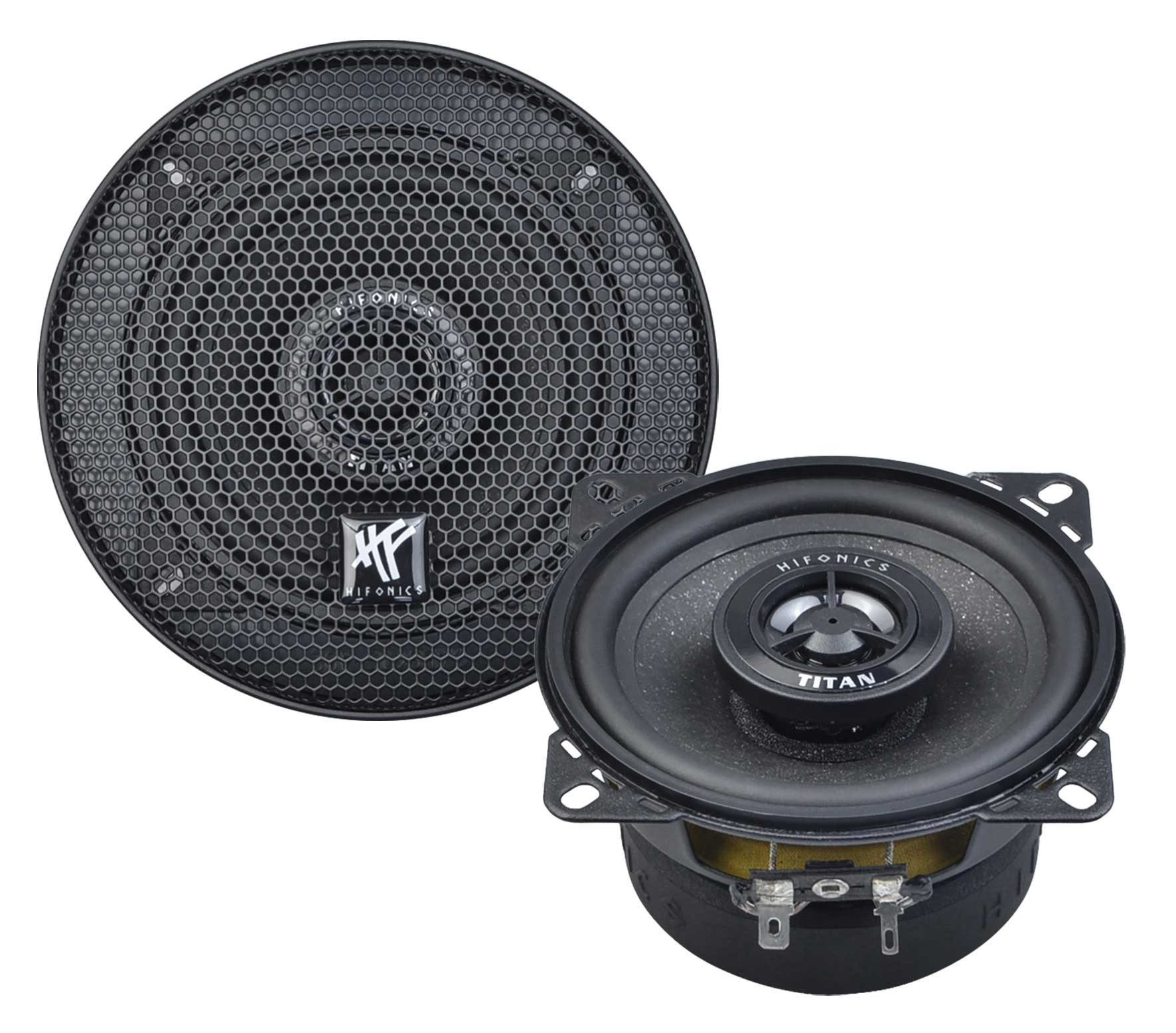 Hifonics Titan TRX42 10 cm (4) 2-Wege Koaxial-Lautsprecher Auto-Lautsprecher (60 W)