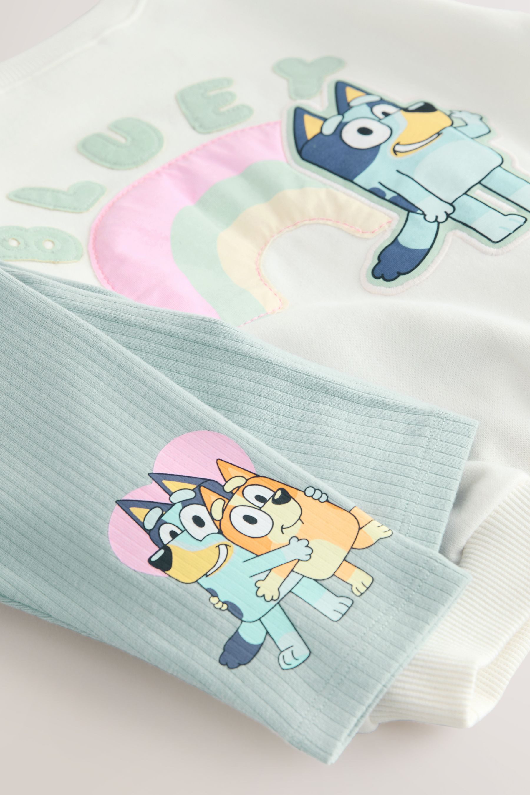Next Top & Leggings Sweatshirt und Leggings im Set, Bluey (2-tlg)