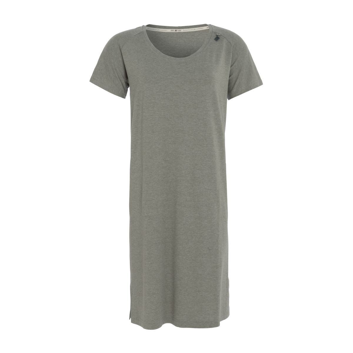 Knit Factory Strickkleid Lily Kleid Urban Green S (1-tlg) Abendkleid Sommerkleid Strickkleid Modisches Kleid