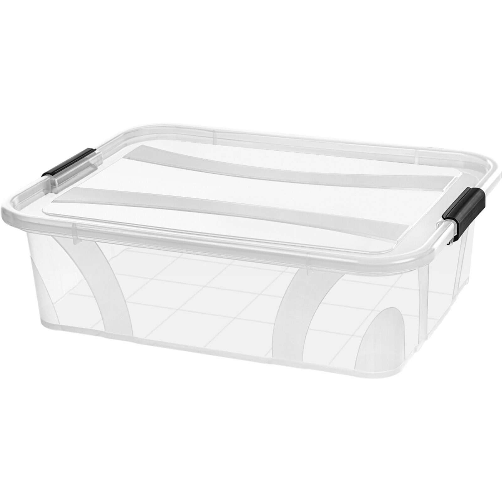 Aufbewahrungsbox Aufbewahrungsbox Anzio 7 l mit Deckel transparent