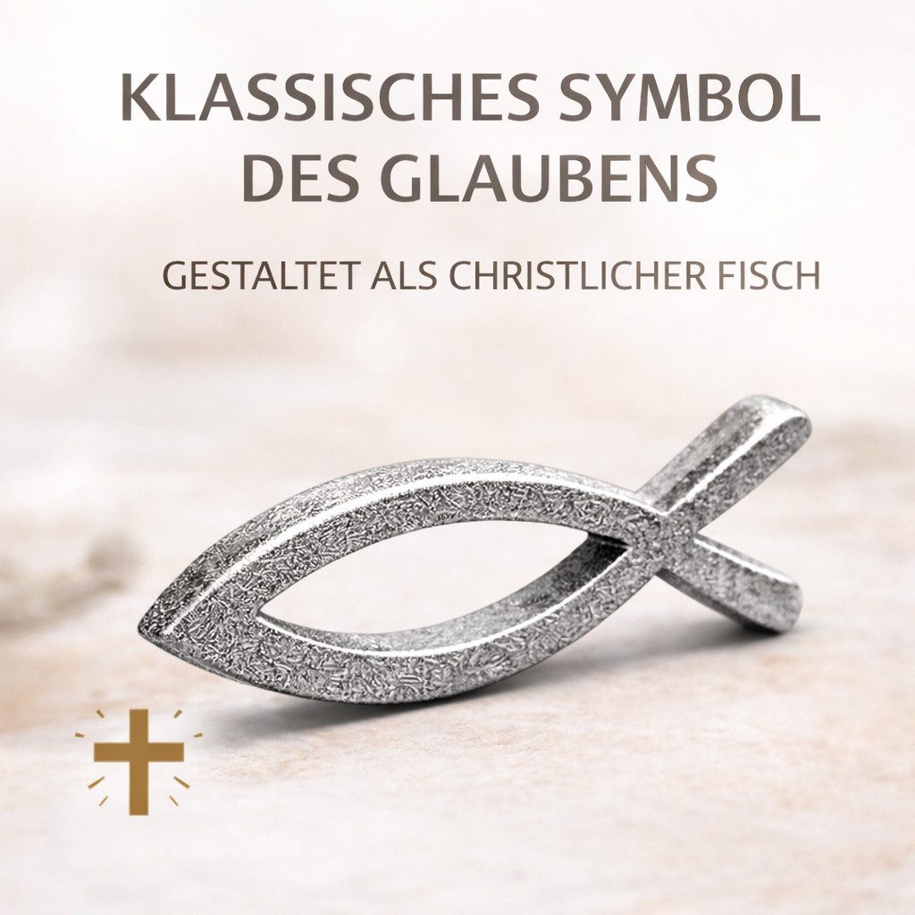 Gehlmann Dekofigur Kerzenstecker Fisch aus Aluminium