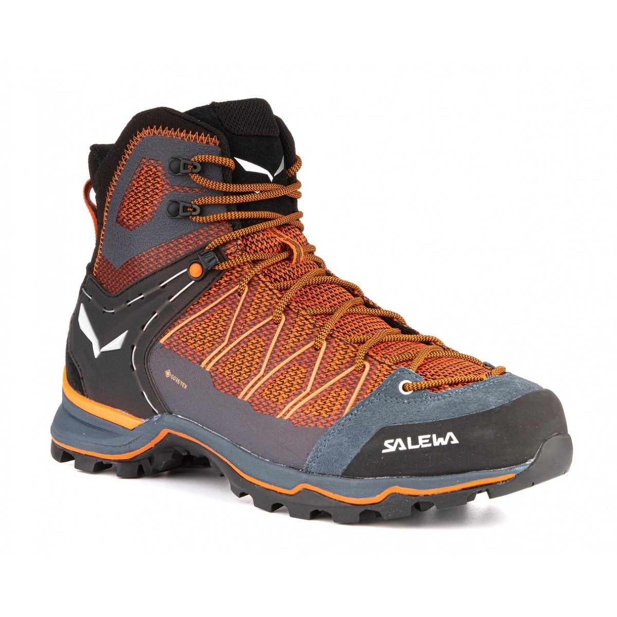 Salewa Mtn Trainer Lite Mid GTX (Trekking, wasserdicht) orange/schwarz Herren Wanderschuh