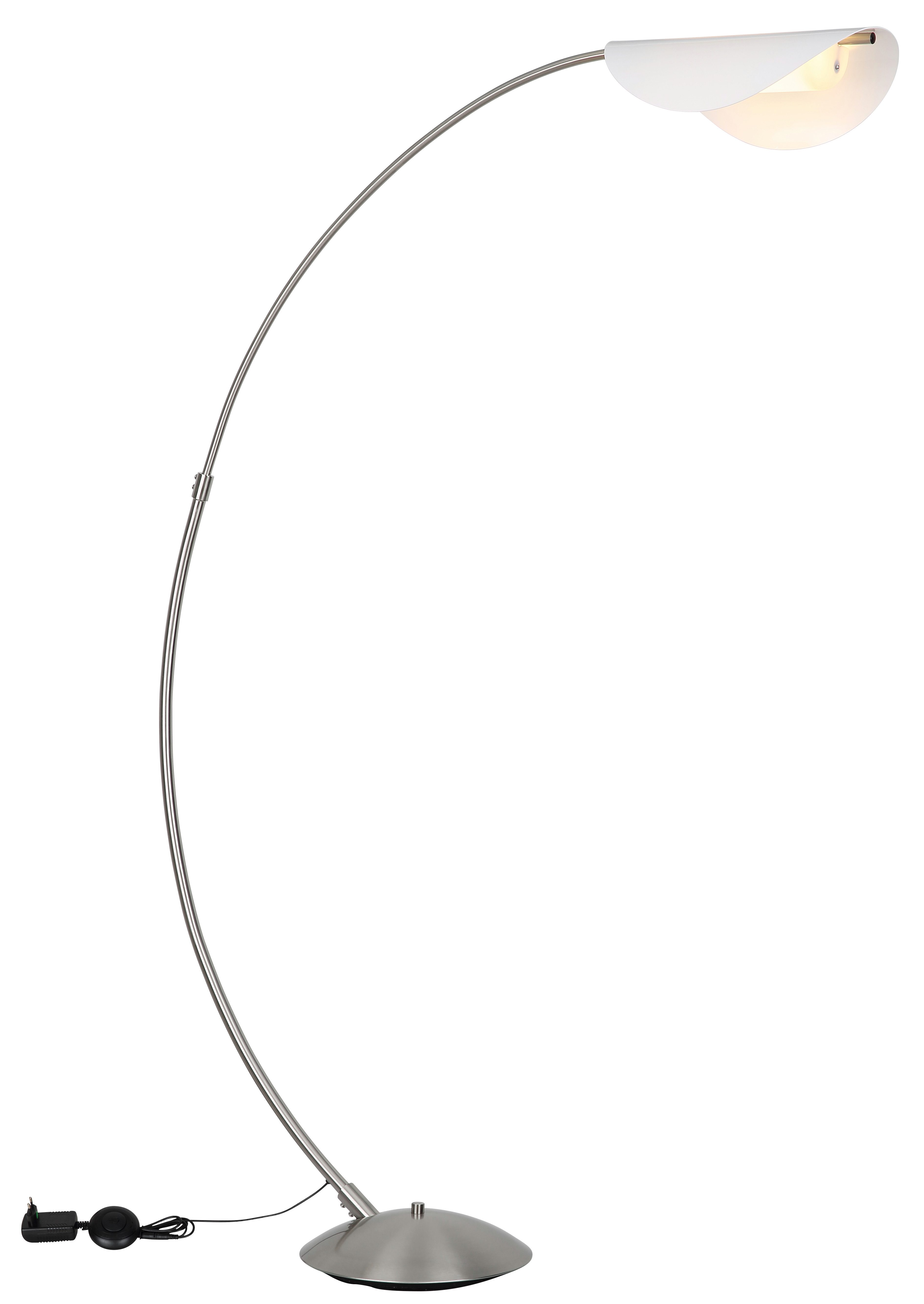 GLOBO LIGHTING LED Stehlampe ROBLES, Dimmer, Dimmfunktion, Memoryfunktion, mehrere Helligkeitsstufen, LED fest integriert, Warmweiß, Stehleuchte/Wohnzimmer/Schlafzimmer/Flur