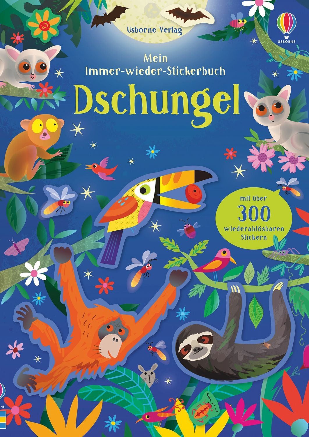Kinderbuch Mein Immer-wieder-Stickerbuch: Dschungel Mit über 300 wiederablösbaren Kirsteen Robson