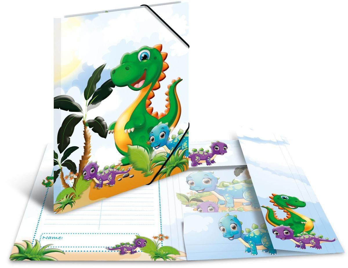 HERMA Fächermappe Sammelmappen A3 Karton Dinos