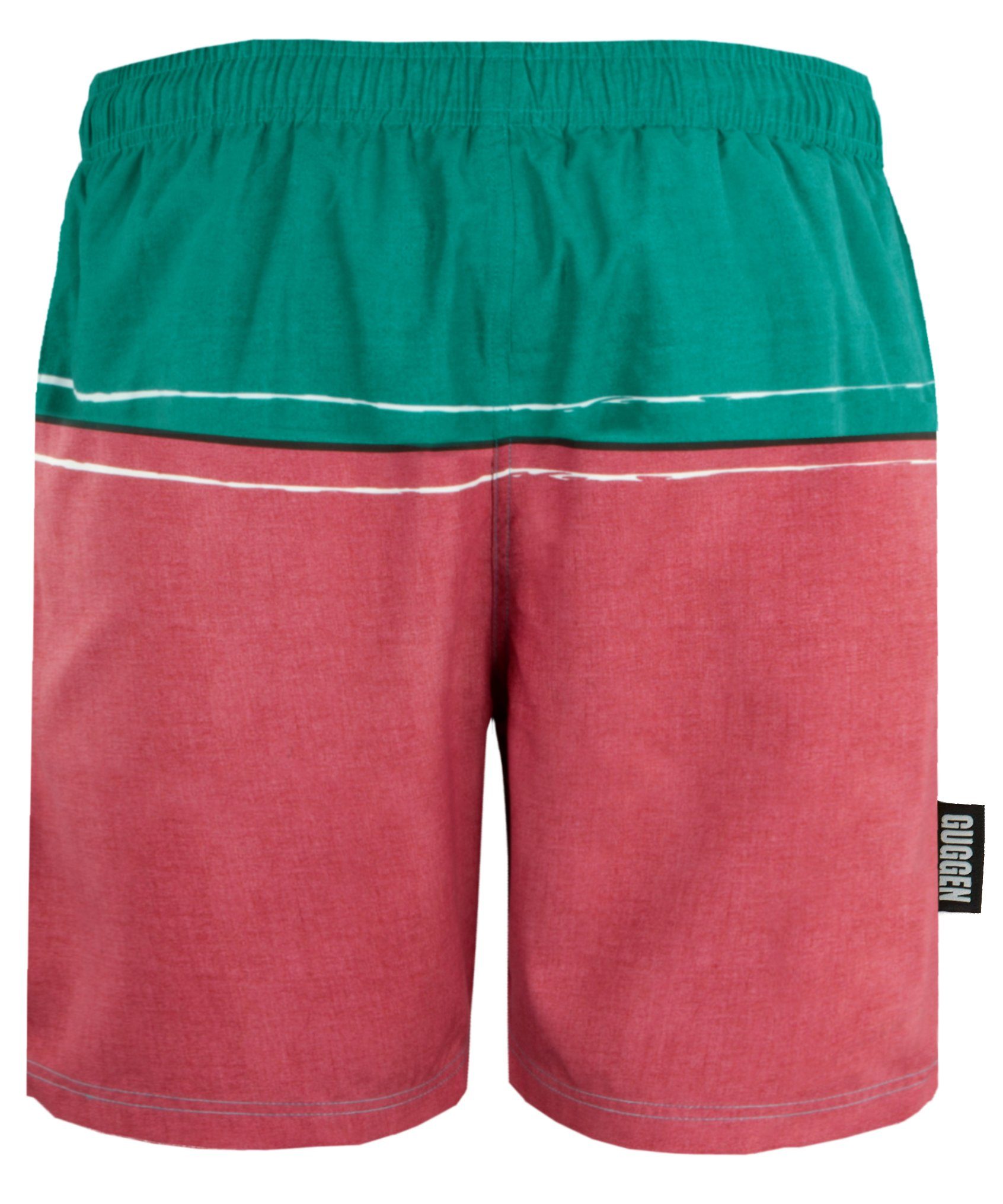 GUGGEN Mountain Badehose Herren Badehosen Badeshorts Männer Boardshort Schnelltrocknend 2335 Badeshorts, Badehose für Herren mit Gummizug und Innenslip