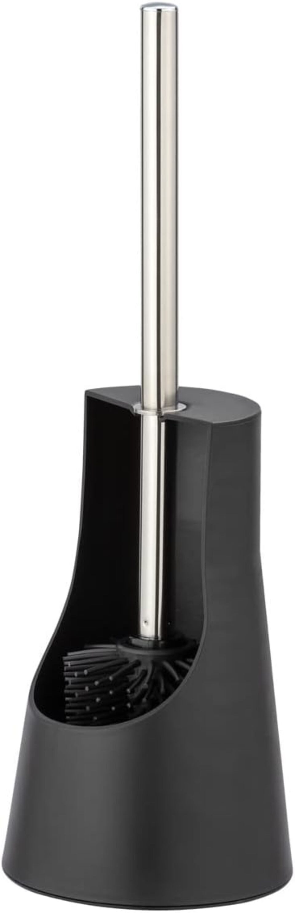 WENKO WC-Garnitur Silikon WC-Garnitur Arese schwarz, günstig online kaufen