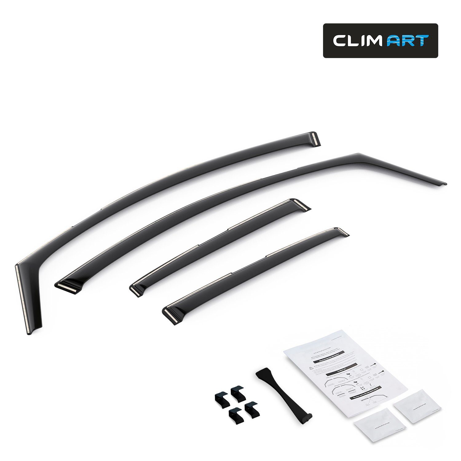 Clim Art Auto-Fußmatte CLIM ART St) (4 Windabweiser 2020-2023 Corolla(Schrägheck) Toyota für mit
