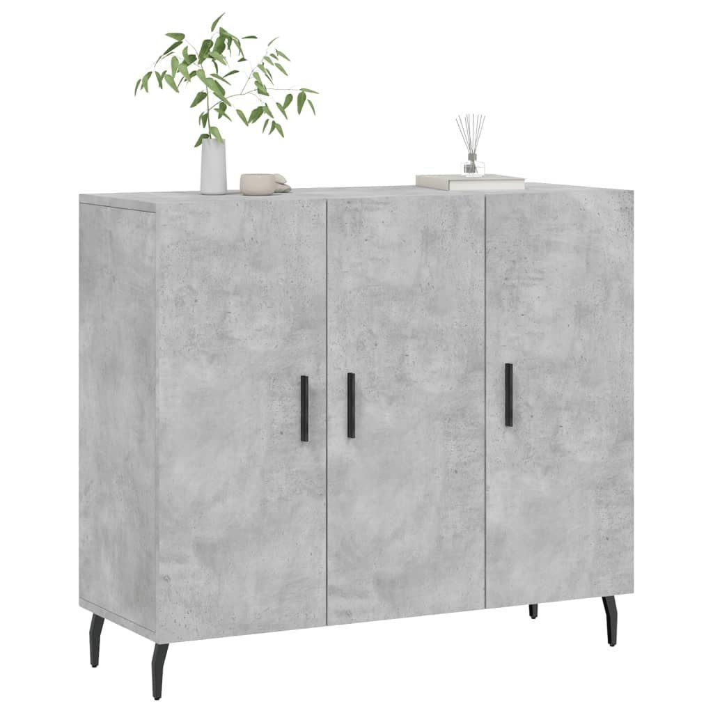 vidaXL Sideboard Sideboard Betongrau 90x34x80 cm Holzwerkstoff (1 St) günstig online kaufen