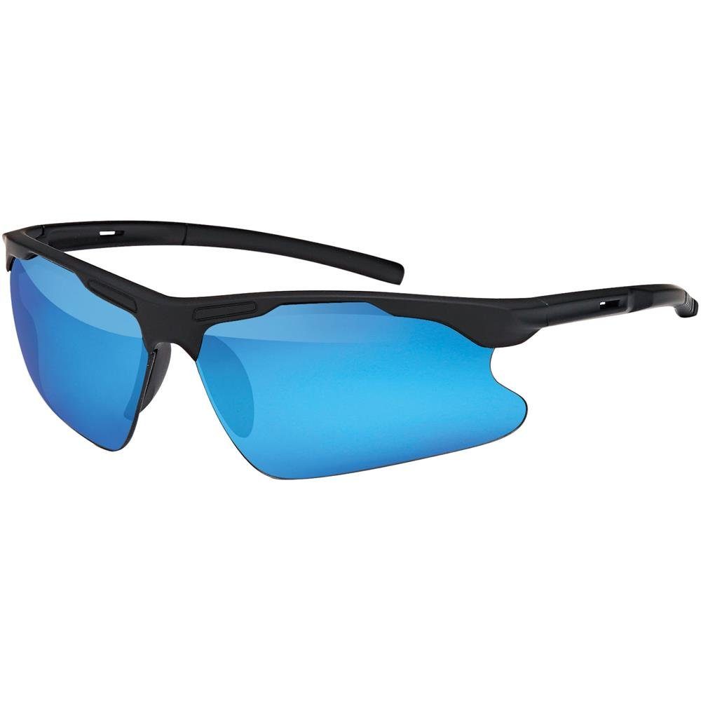 BEZLIT Eyewear Fahrradbrille Herren Polarisierte Sonnenbrille, (Packung, 1-St), mit polarisierten Linsen Blau Schwarz