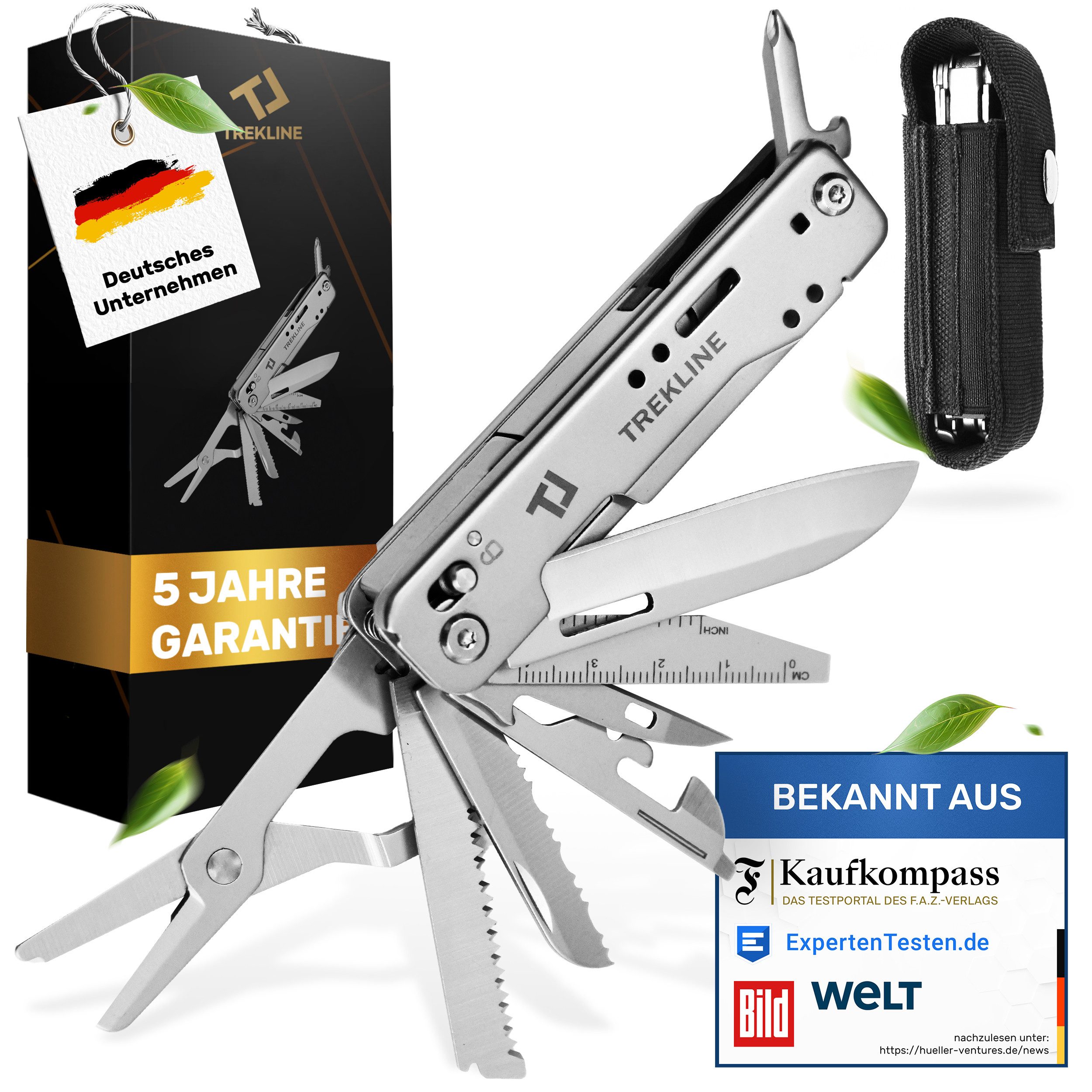 Trekline Multitool - Camping Werkzeug Multifunktionswerkzeug Multifunktionsmesser