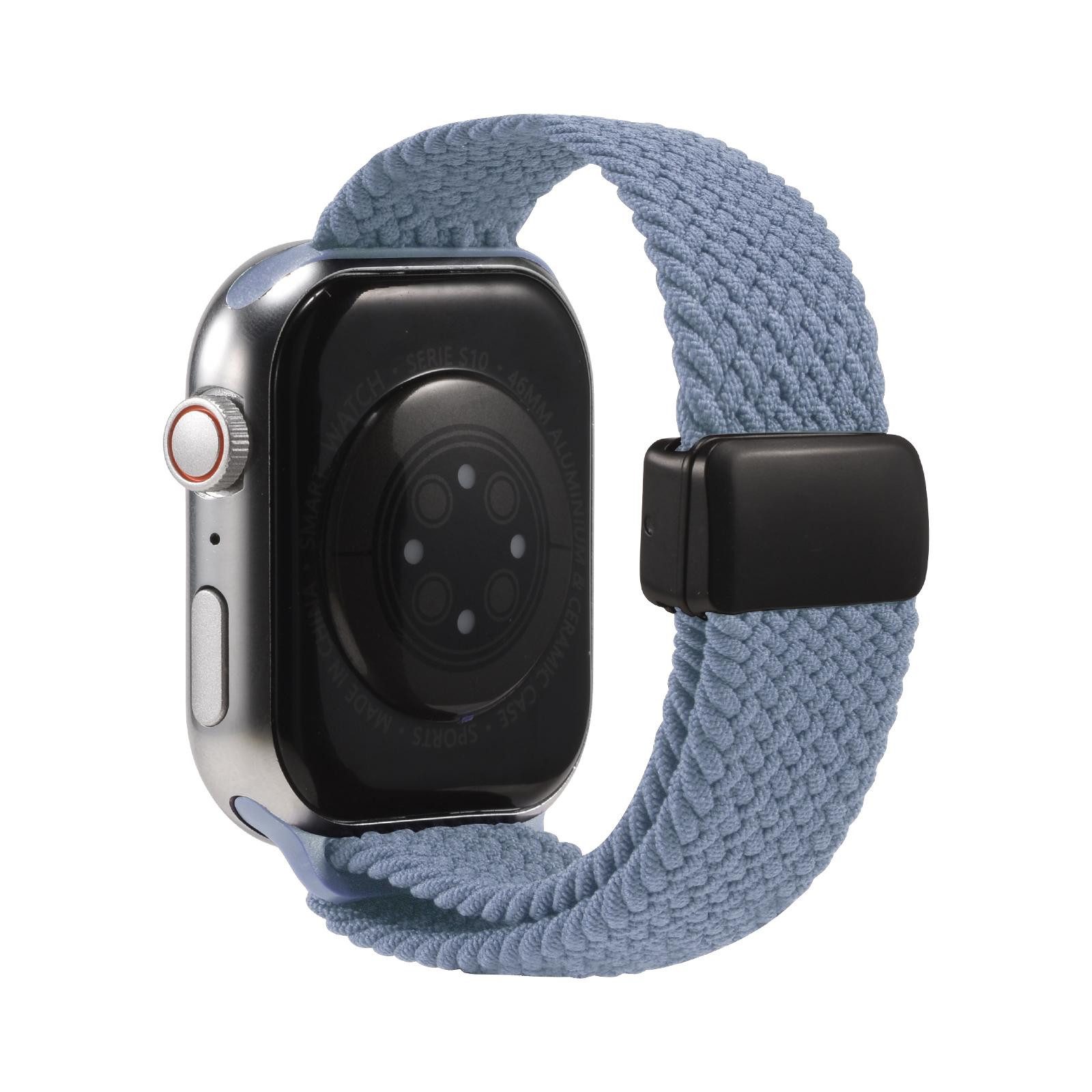 CoolGadget Smartwatch-Armband Fitnessarmband aus Nylon iWatch, für Apple Watch 1 - 6 7 8 9 10 11 SE 1 2 3 Ultra 1 2 3 42 44 45 49 mm