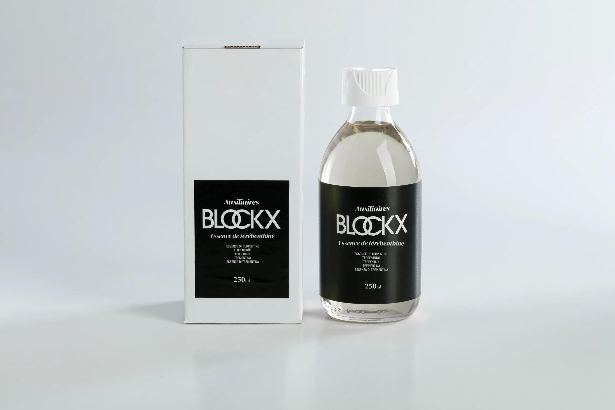 BlockX Zeichenpapier Terpentinöl 250ml Glasflasche 30616BXC