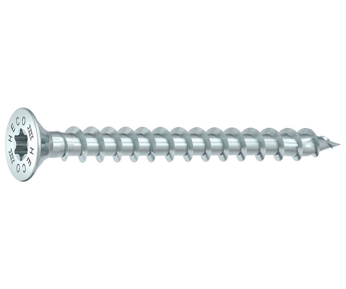 HECO Schrauben Spanplattenschraube TOPIX-plus Senkkopf TX/HD Vollgewinde, (200 St)