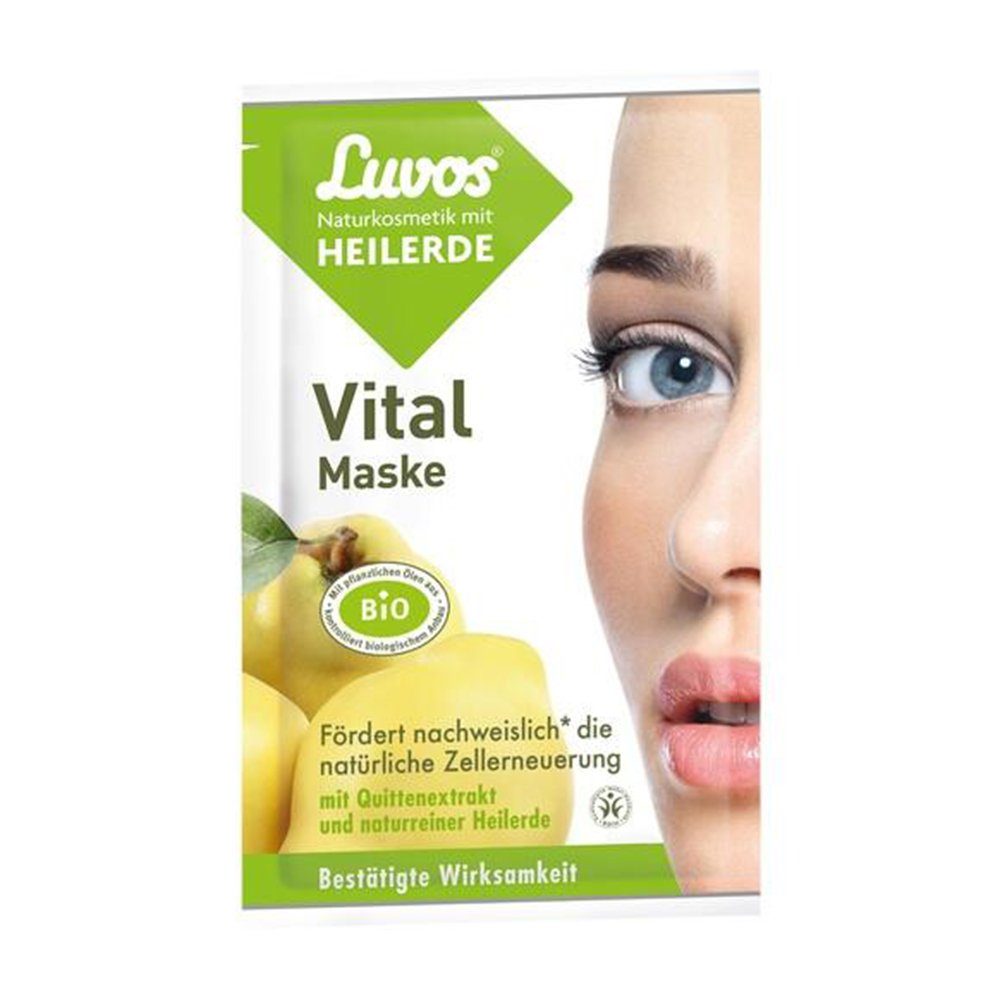 Heilerde-Gesellschaft Luvos Just GmbH & Co. KG Gesichtsmaske LUVOS Heilerde Vital Maske Naturkosmetik, 15 ml