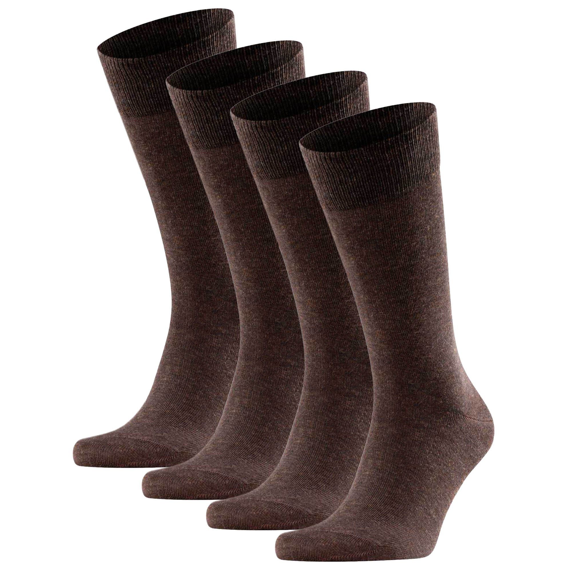 Kurzsocken Herren Socken 4er Pack Baumwolle FALKE Happy DP SO