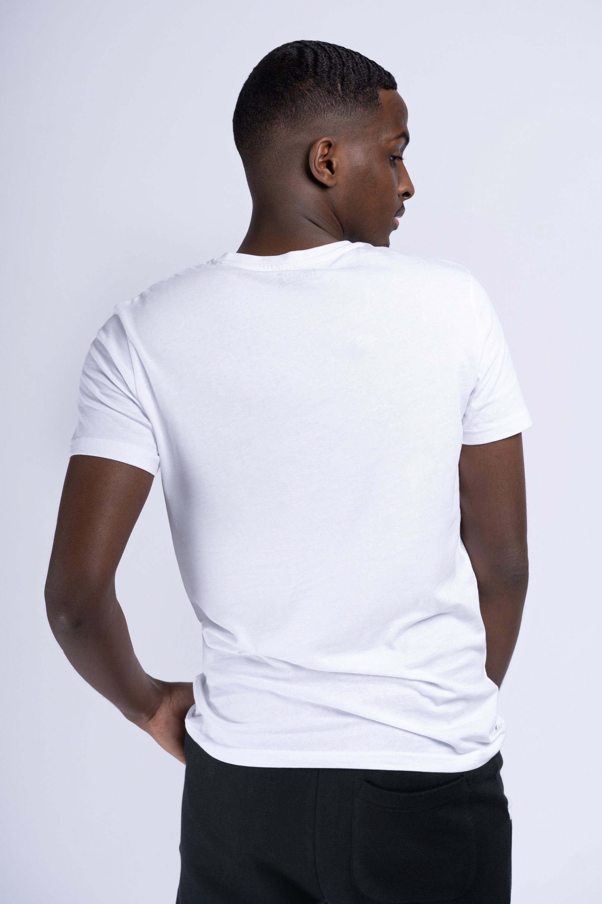 White/Black SILVERHILL T-Shirt Lonsdale