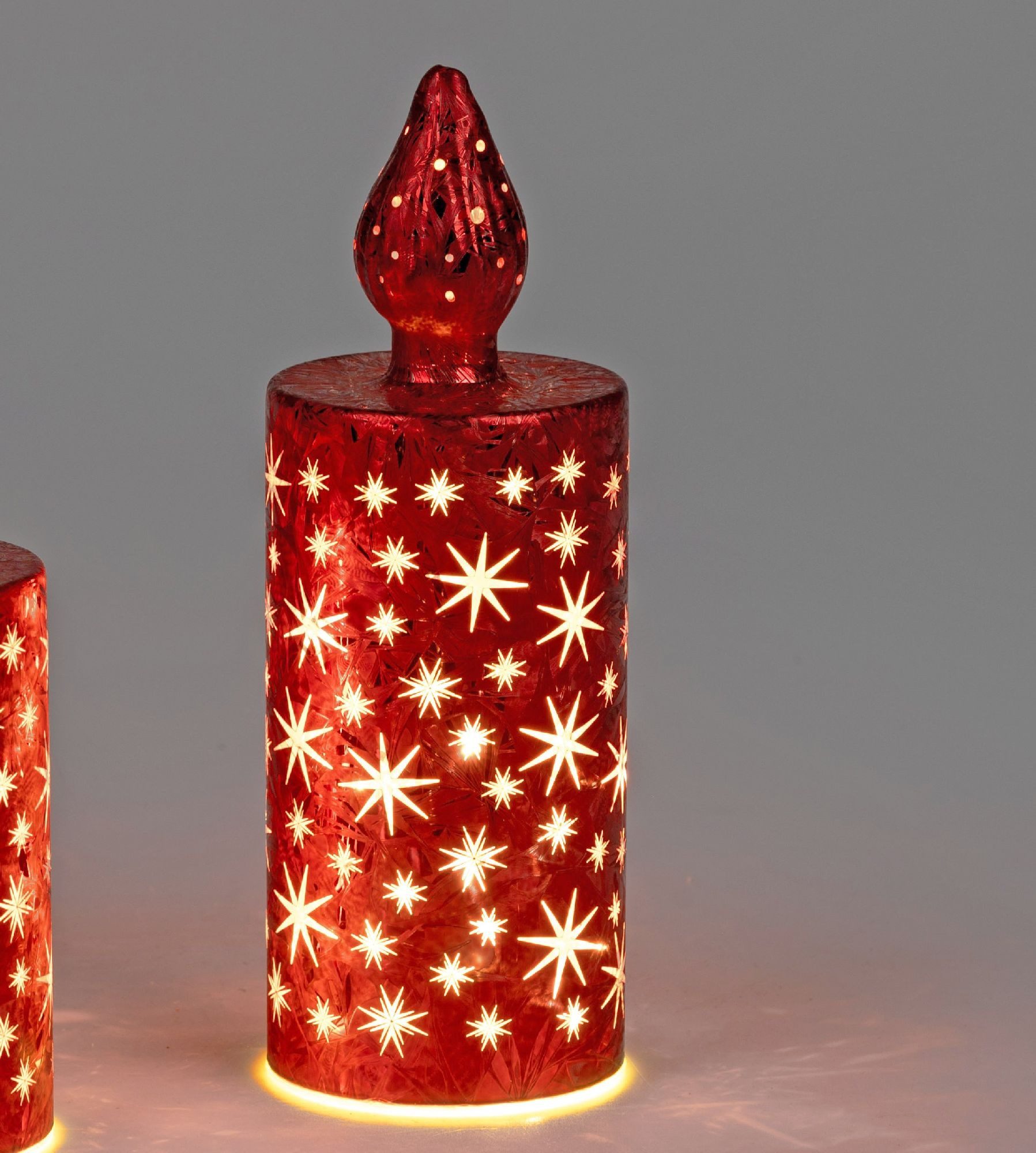 formano LED-Dekofigur Frosty, Mit Timerfunktion, Rot, günstig online kaufen