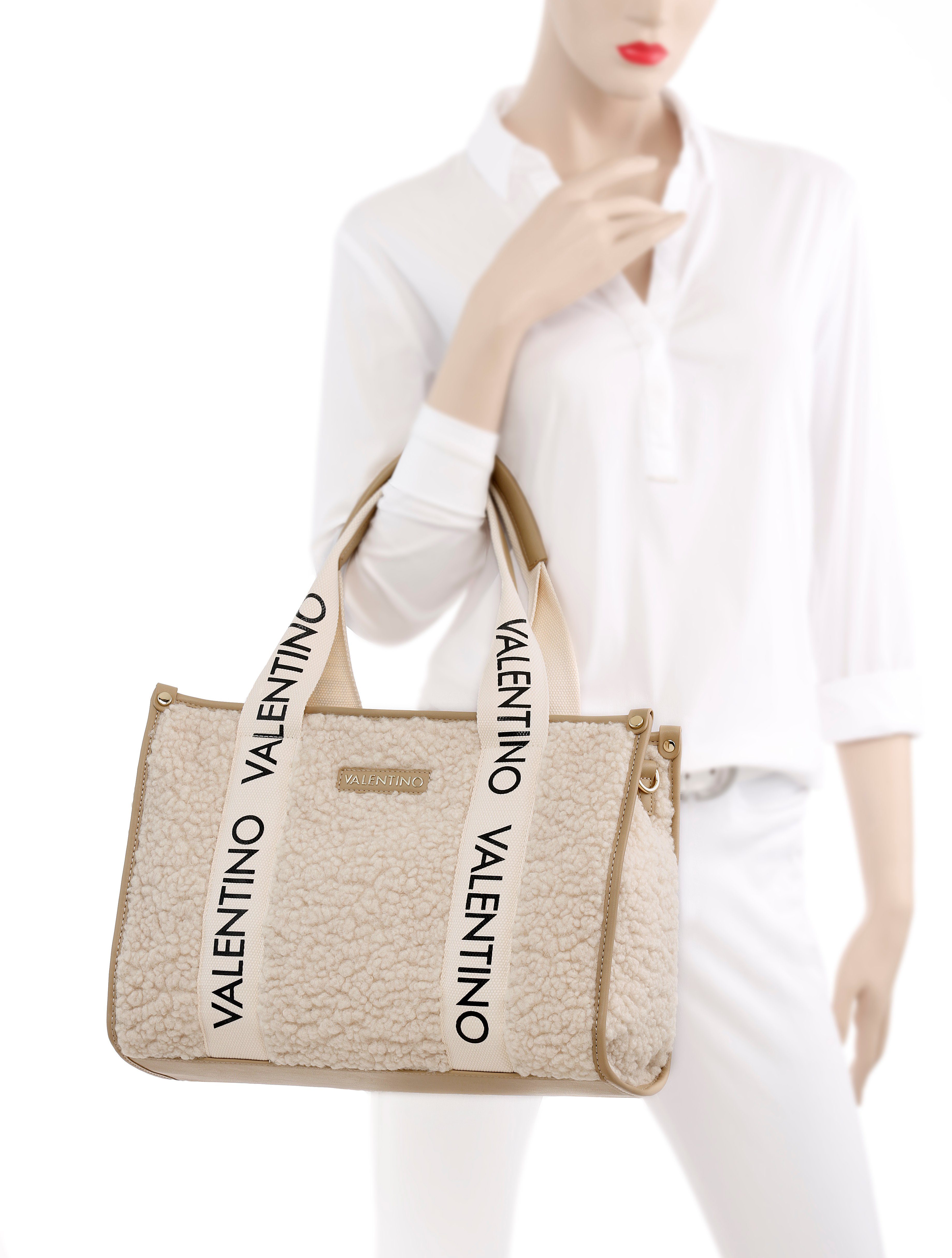 VALENTINO BAGS Shopper SPECIAL CAMY, in modischer Teddy-Optik günstig online kaufen
