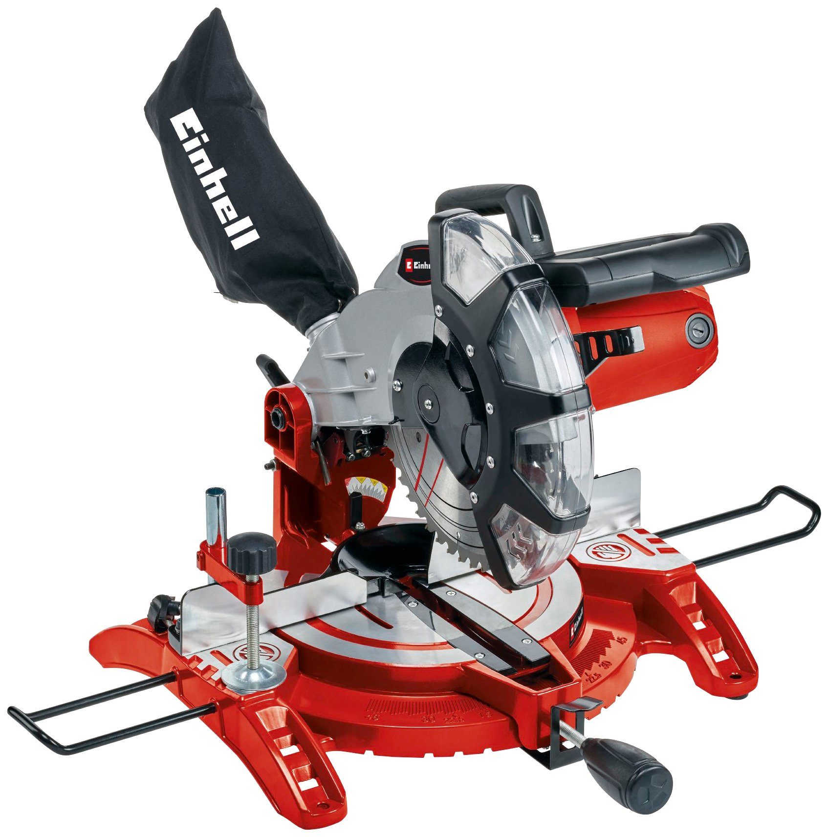 Einhell Kapp- und Gehrungssäge TC-MS 2513 L, 1600 W, 4000 U/min, inkl. Spänefangsack | Kappsägen